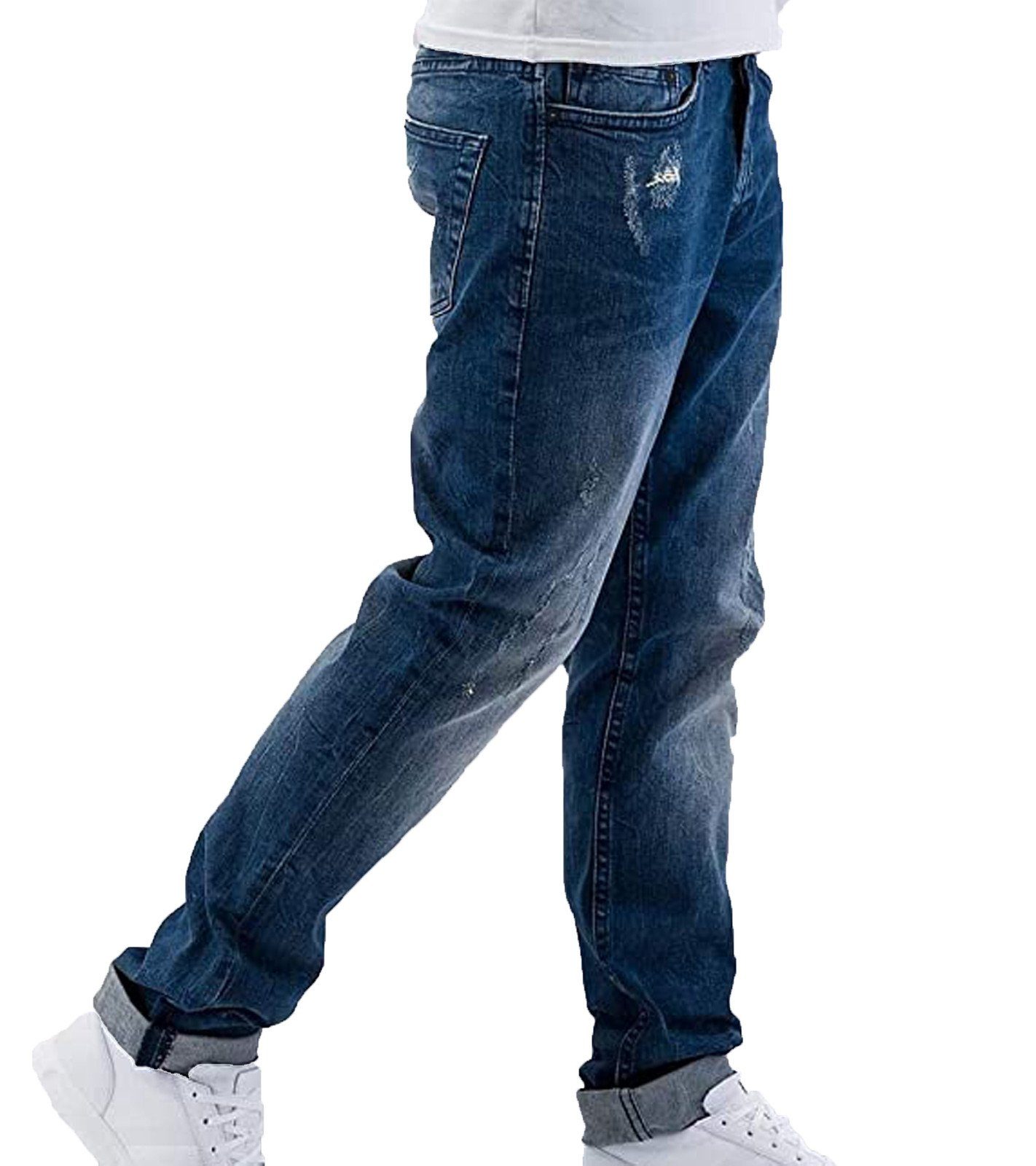 SONS Denim-Pants Regular-Fit Hose ONLY Stoffhose & & Herren Jeans SONS ONLY Dunkelblau Med Weft