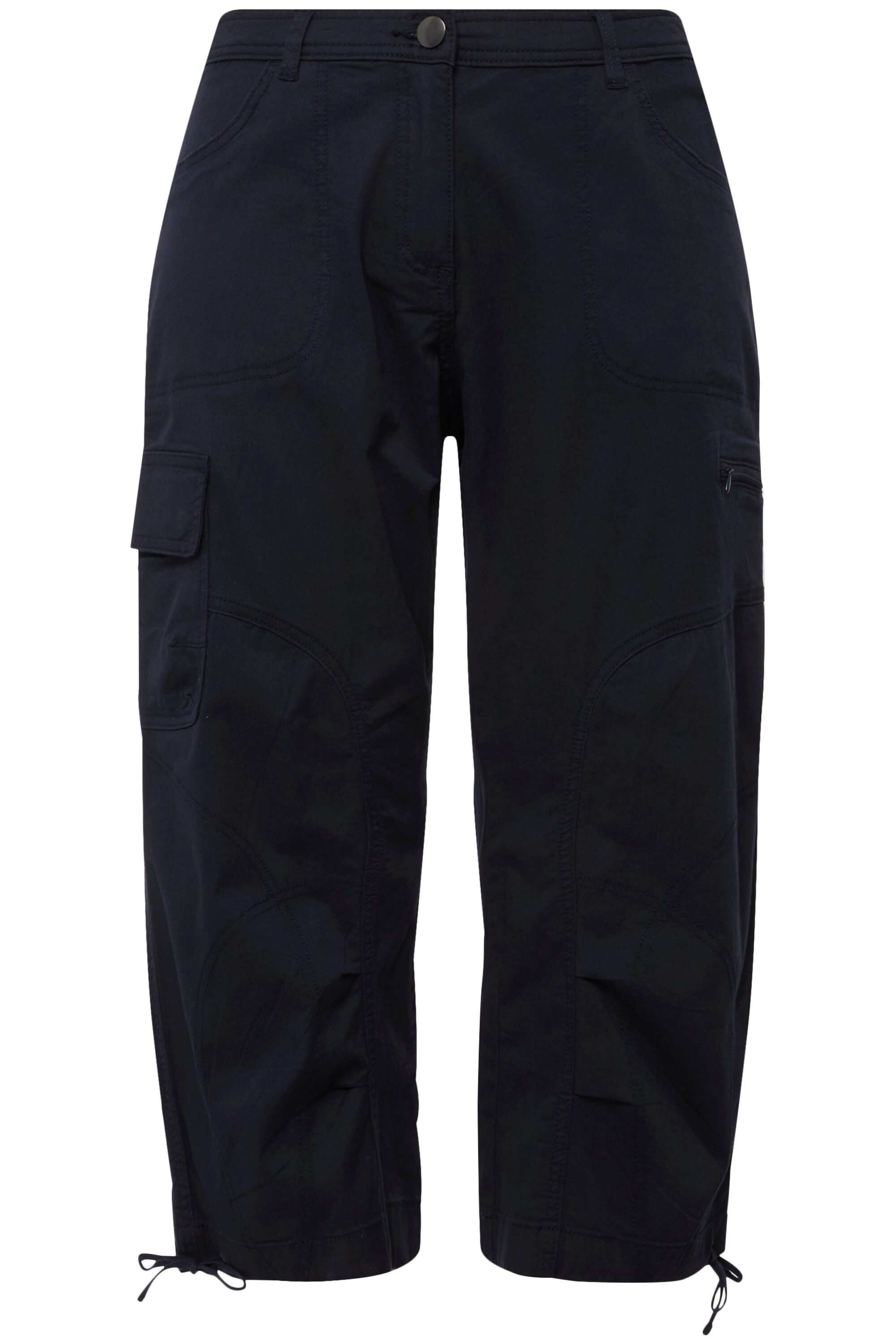 Ulla Popken Cargoshorts 7/8-Cargohose Komfortbund günstig online kaufen