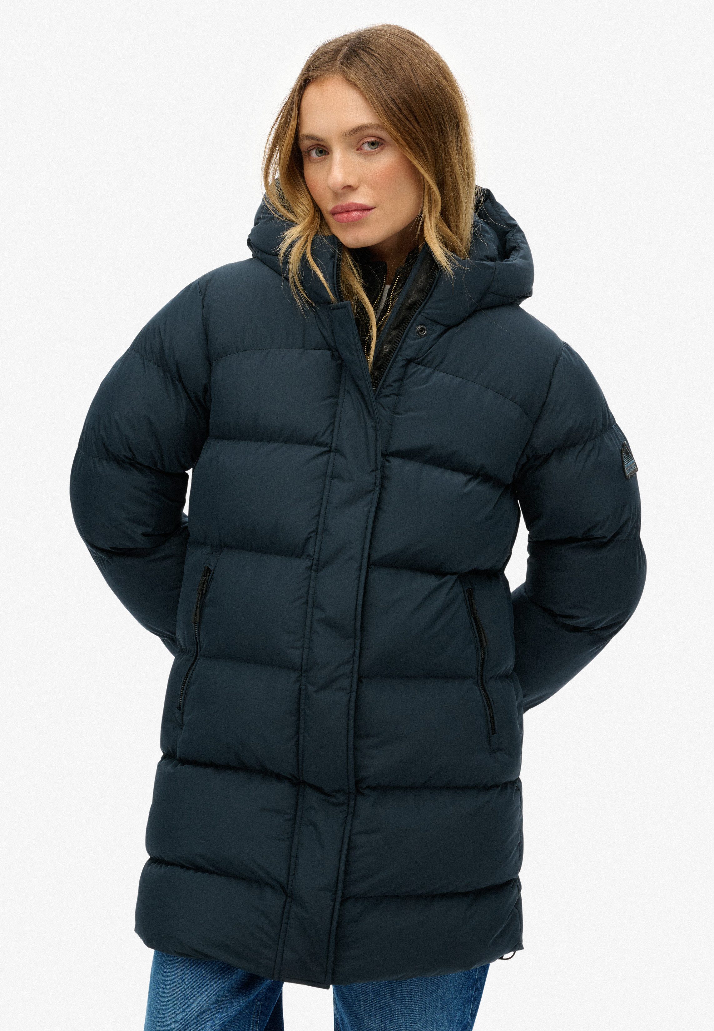 Superdry Steppjacke HOODED SPORTS PUFFER MID günstig online kaufen