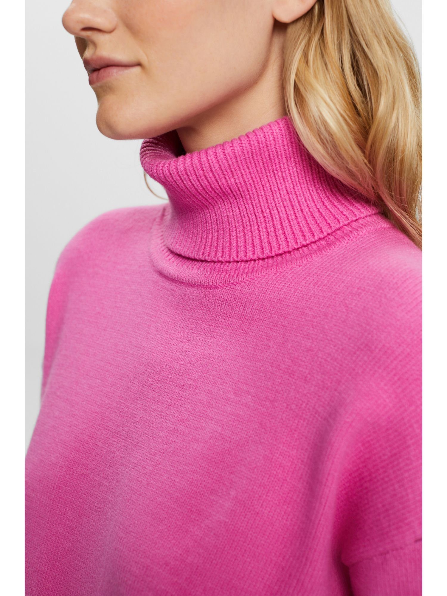 Esprit Rollkragenpullover PINK Sweaters FUCHSIA