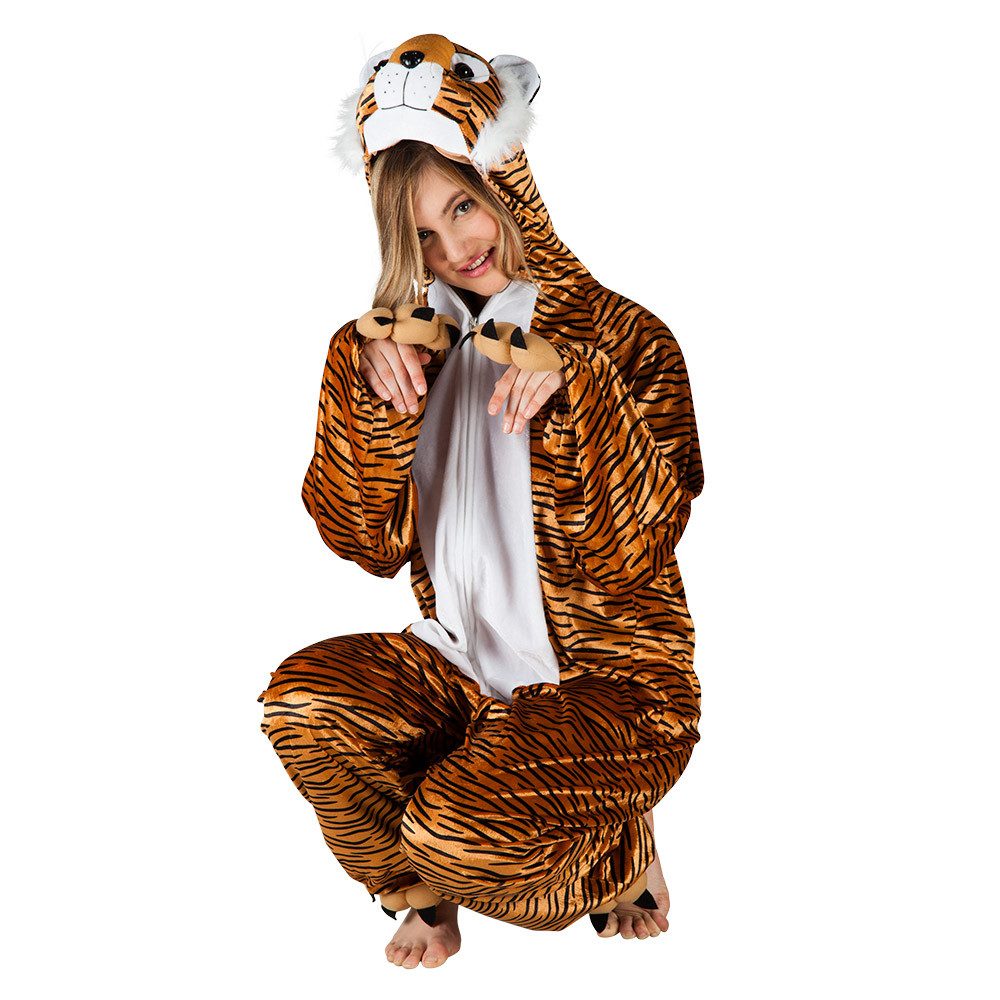 Boland Kostüm Tiger Kostüm für Erwachsene, Braun