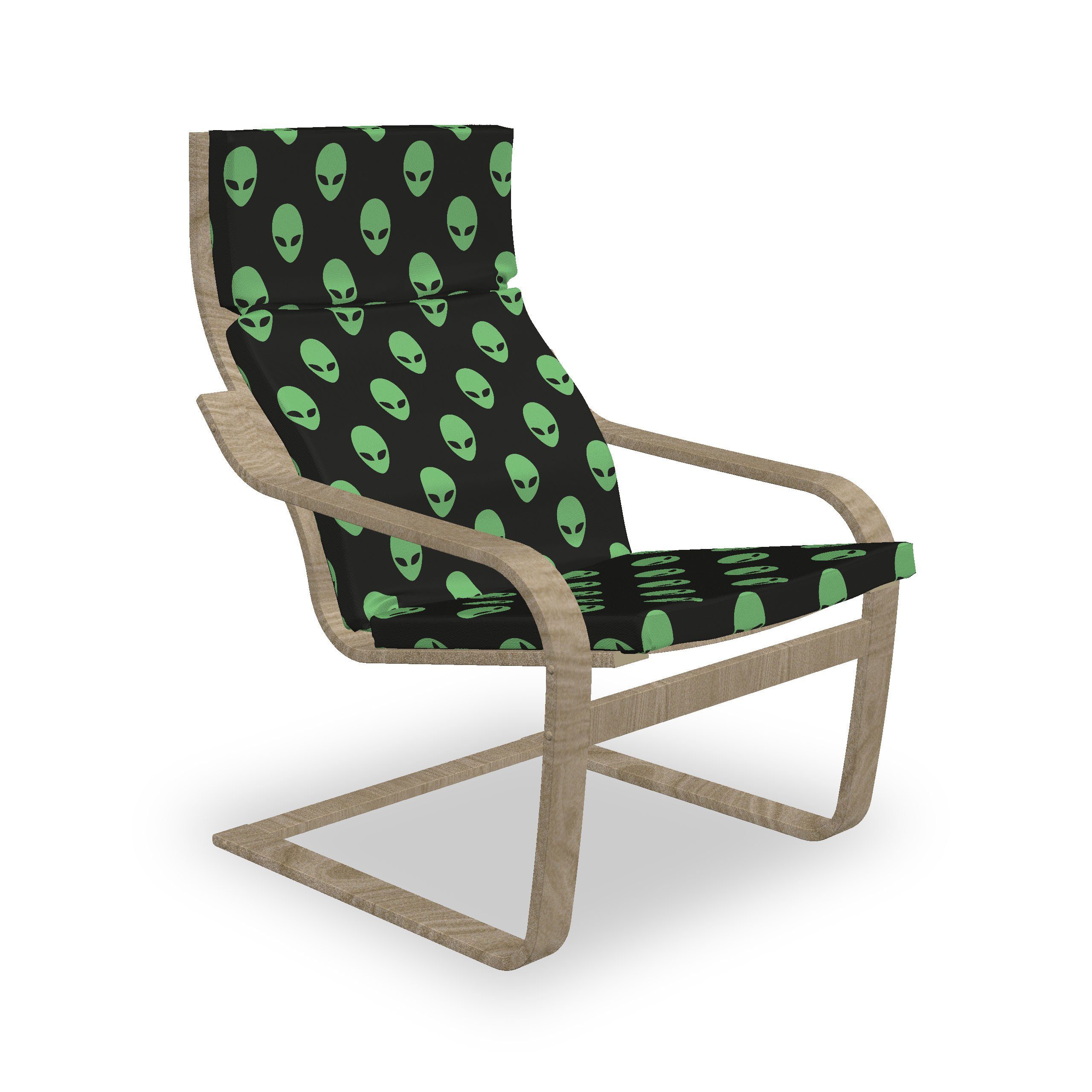 Abakuhaus Stuhlkissen Sitzkissen mit Stuhlkissen mit Hakenschlaufe und Reißverschluss, Ausländer Mars-Entwurf