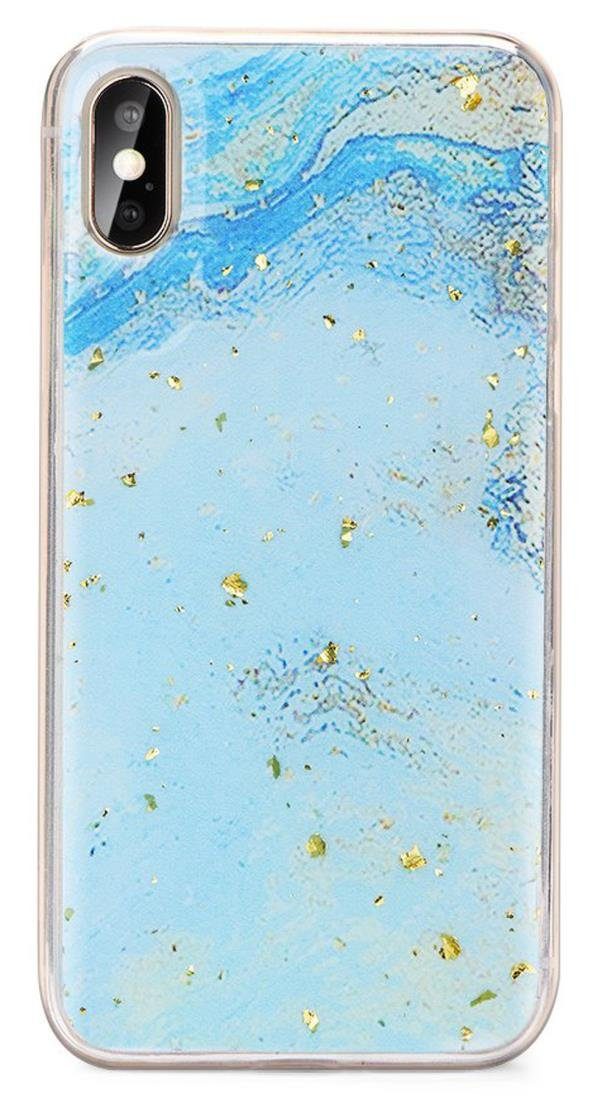 cofi1453 Handyhülle Hülle Schale Marble Case Cover Stein, Bumper