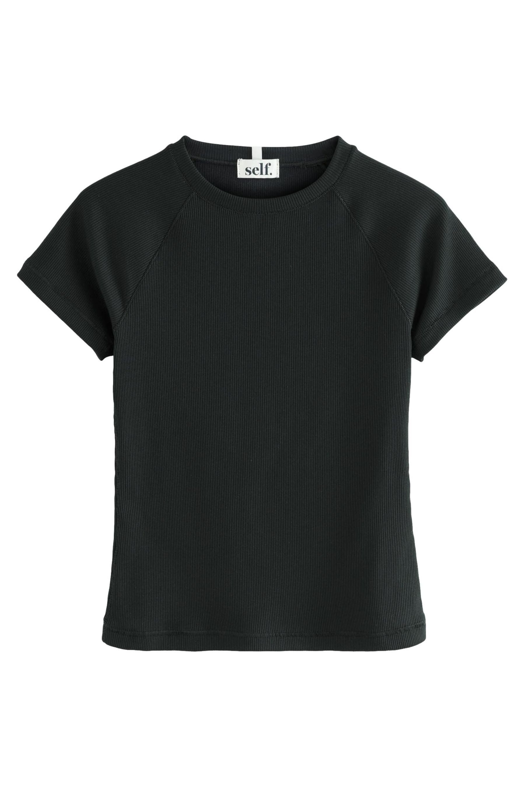 self T-Shirt Self. Enges, geripptes T-Shirt günstig online kaufen