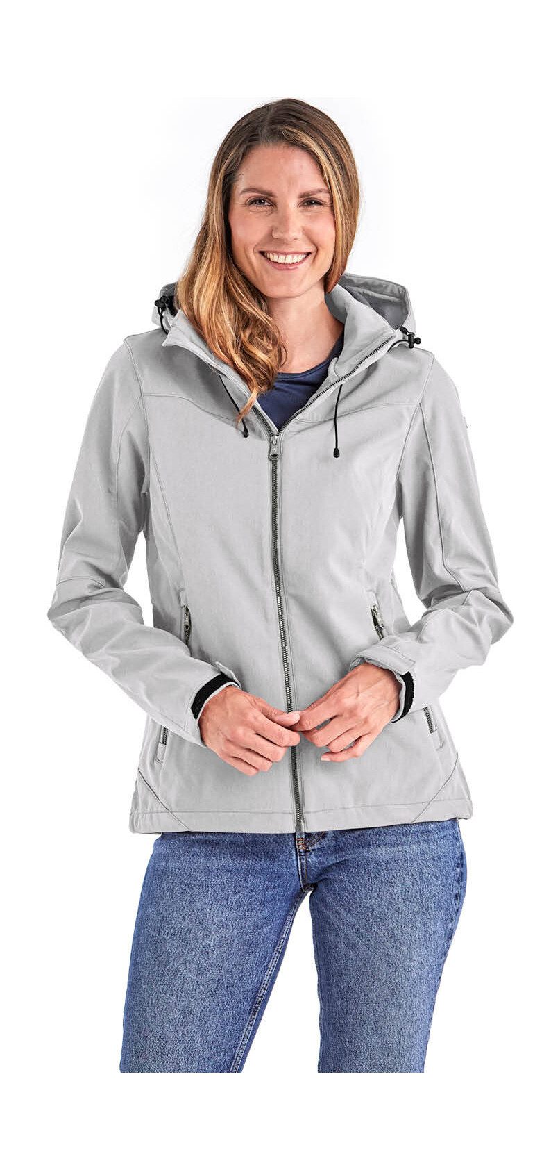 Killtec Softshelljacke Damen Softshelljacke hellgrau