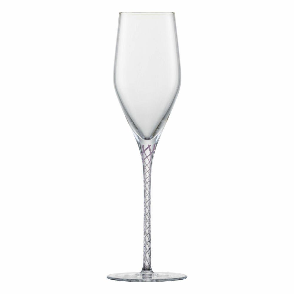 Zwiesel Glas Sektglas Spirit Rosé, 2-tlg., Glas, handgefertigt