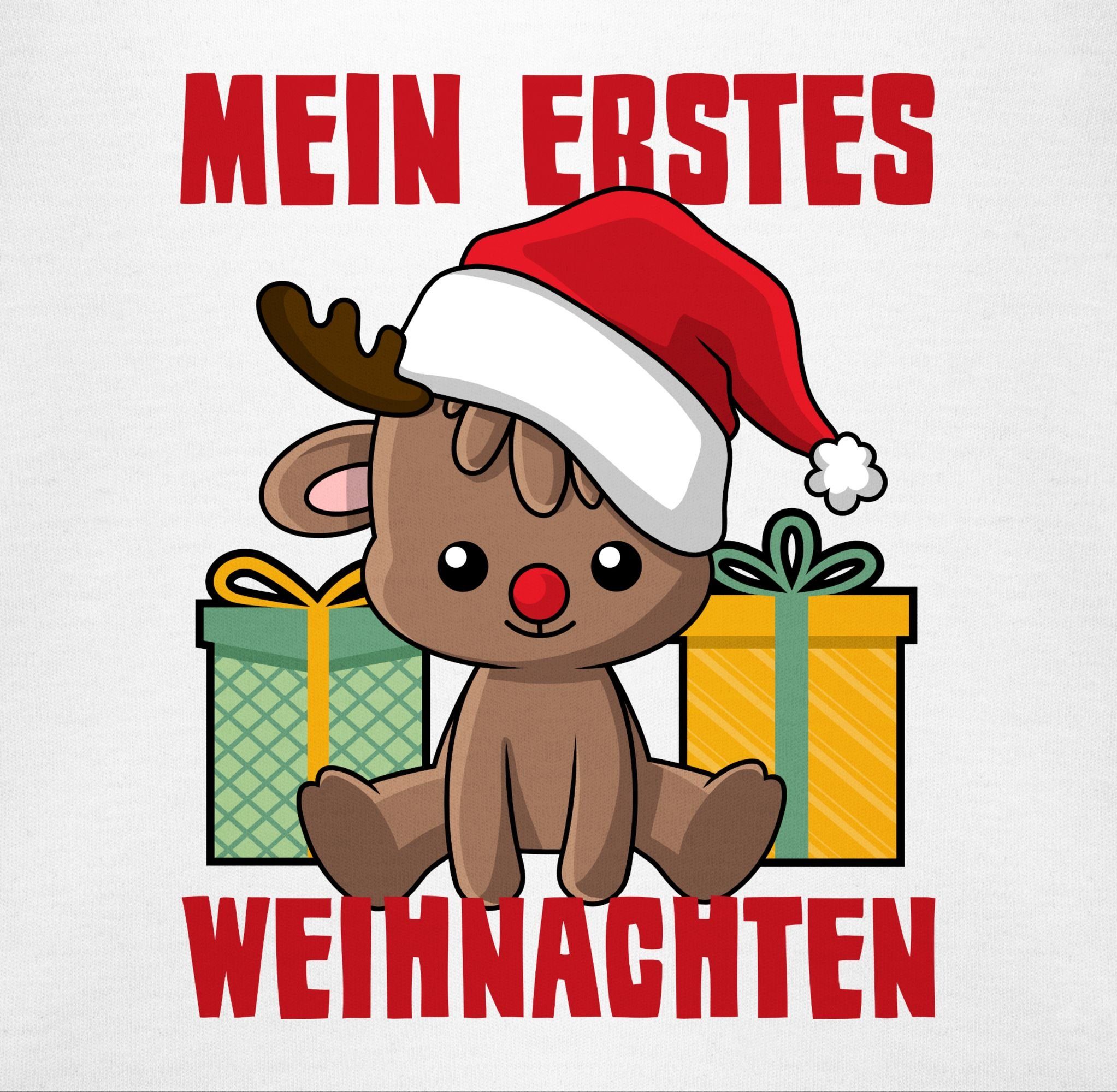 zu jeder Erstausstattung Weihnachten Shirtracer Kleidung Baby-Body Weihnachten mit erstes gehört Langarm Baby, Baby Rentier Ein Shirtbody Mein