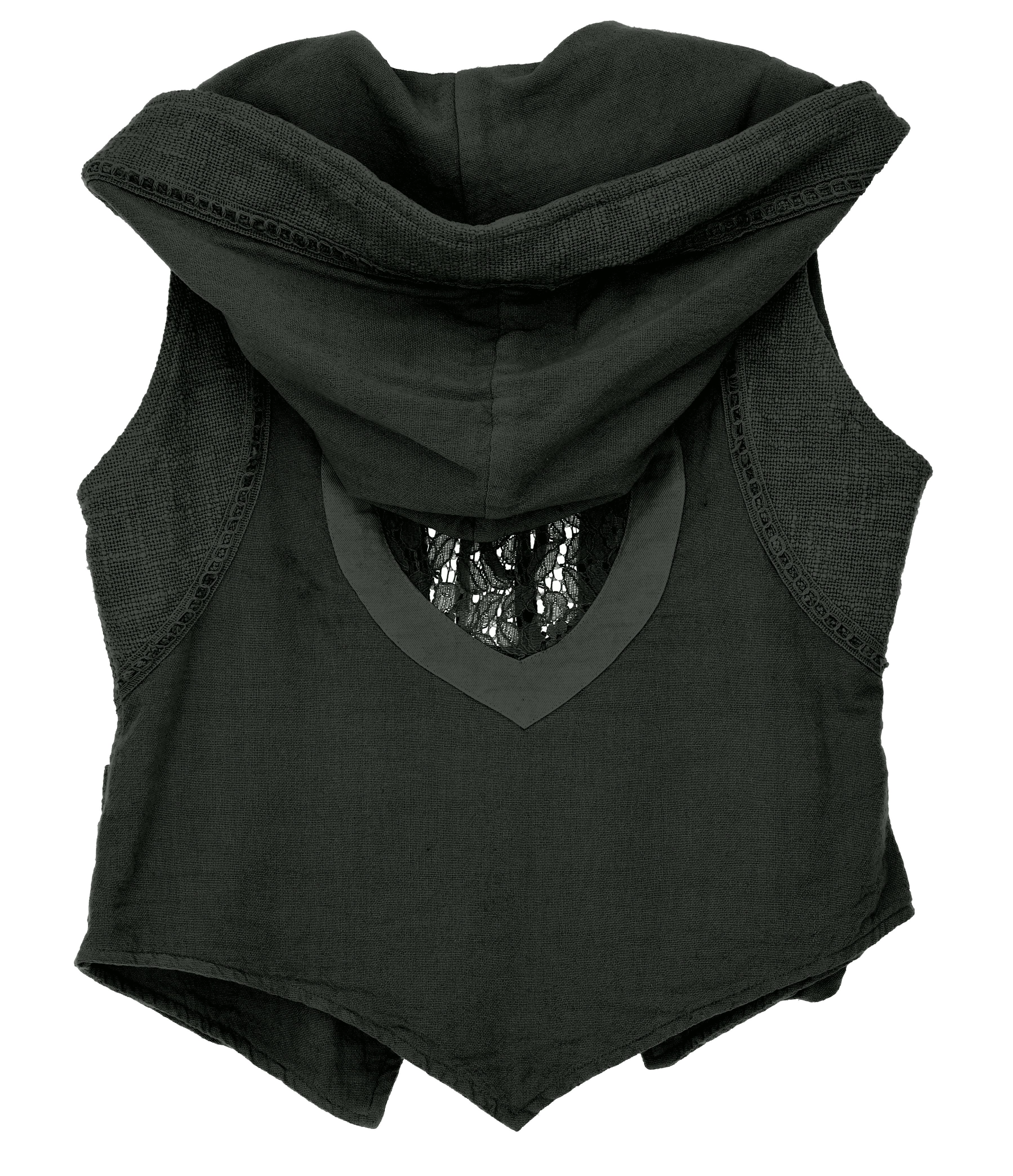 Guru-Shop T-Shirt Goa Psytrance Weste, Pixi Weste, Boho Weste mit.. alternative Bekleidung – Bild 3 von 4