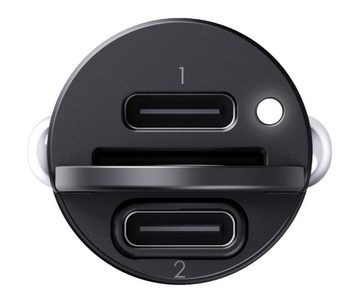 AUKEY Zigarettenanzünder KFZ Ladegerät Ladeadapter Charger KFZ-Adapter, 12V, 24V, USB, USB-C, Power Delivery 3.0, Quick Charge 3.0