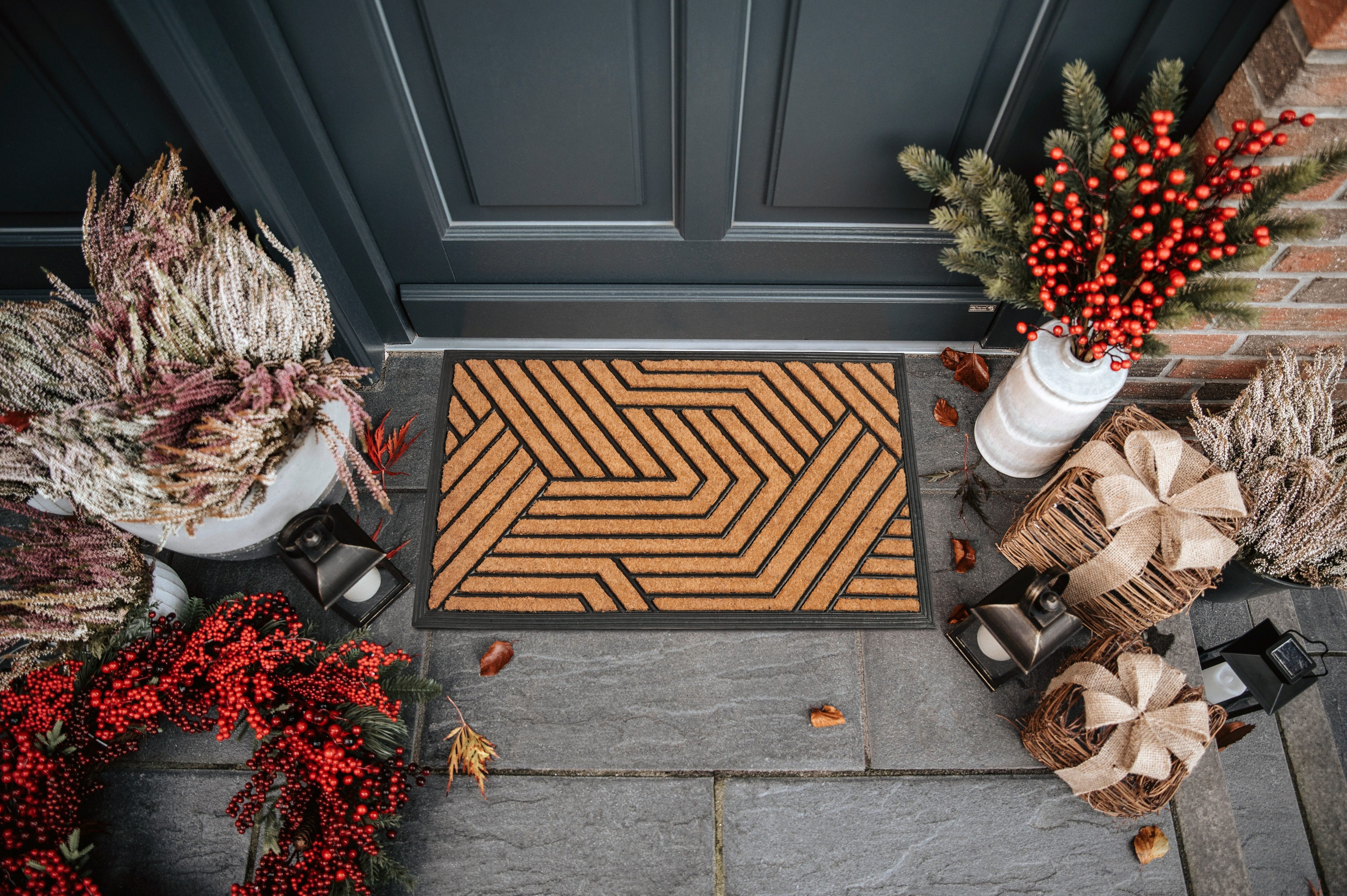 HANSE Home Fußmatte Mix Mats Gummi Kokos Labyrinth, Türmatte, rechteckig, H günstig online kaufen