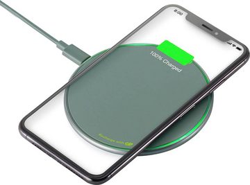 GP Batteries Drahtloses QI Ladegerät für z.B. Smartphones GP QP0A grau 10W Wireless Charger (QI Ladestation)