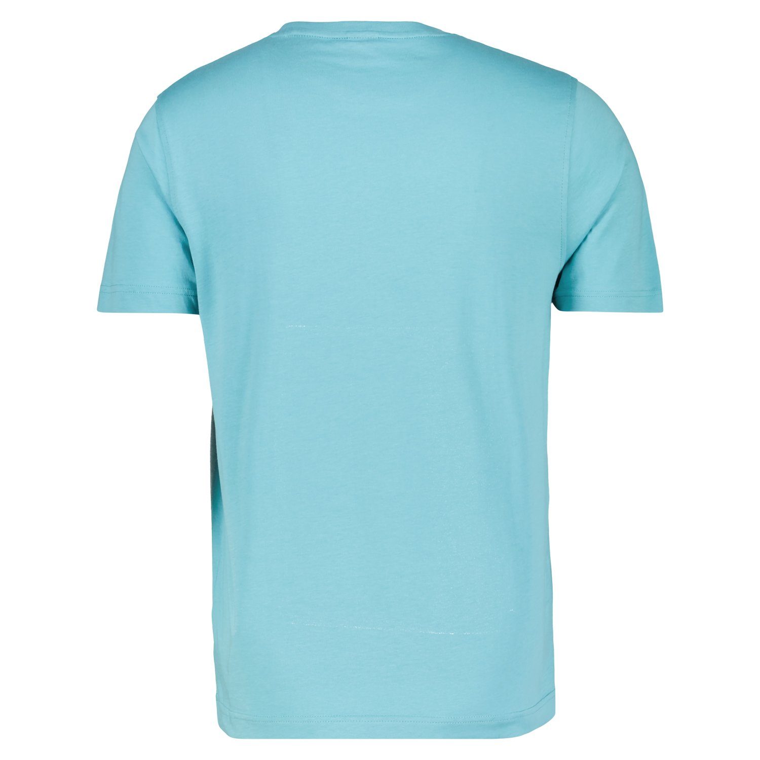 T-Shirt, unifarben Basic BLUE LERROS LERROS SKY T-Shirt