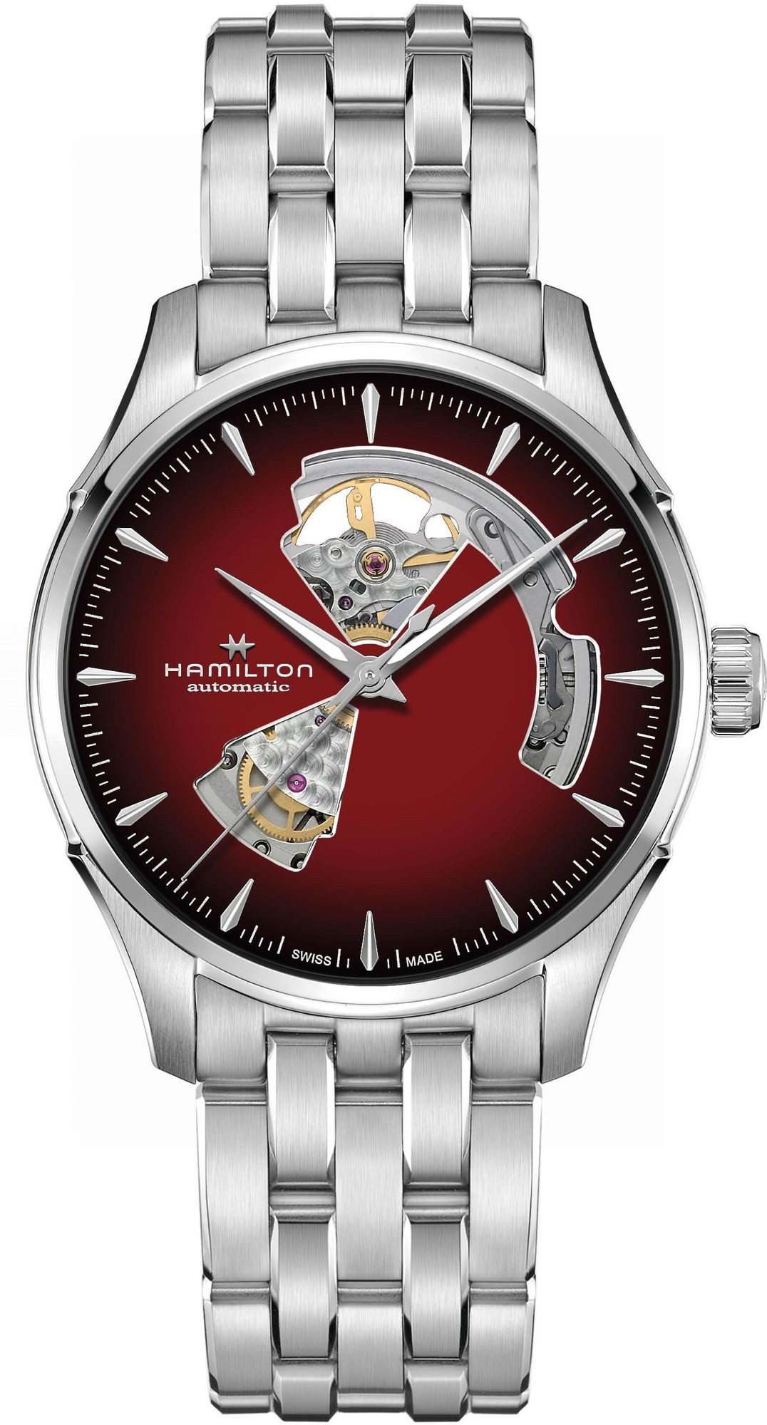 Hamilton Automatikuhr Jazzmaster Open Heart Auto Herren Automatikuhr