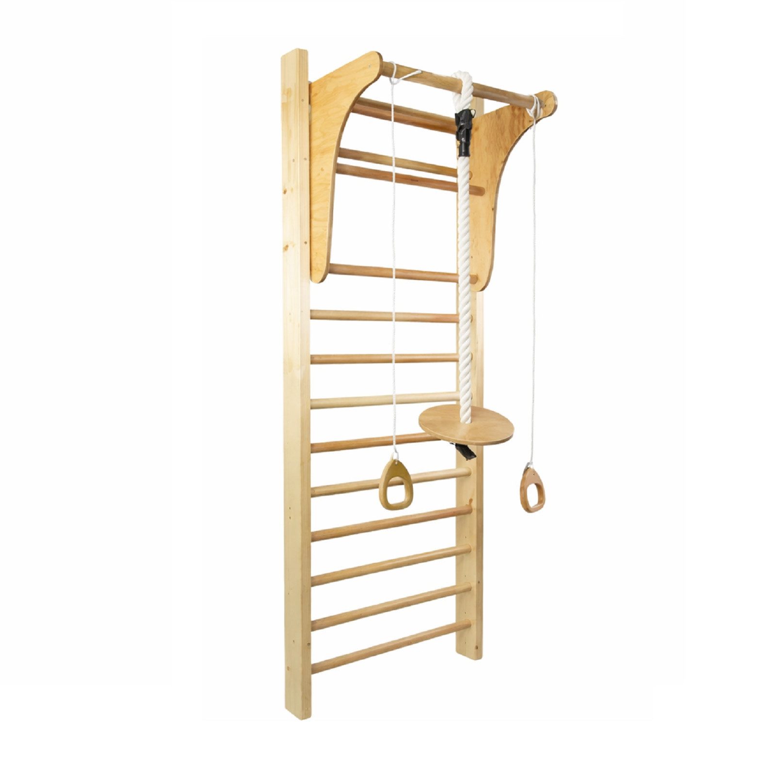 Sprossenwand Multifunktionale Holz Gymnastikleiter 195x80 cm