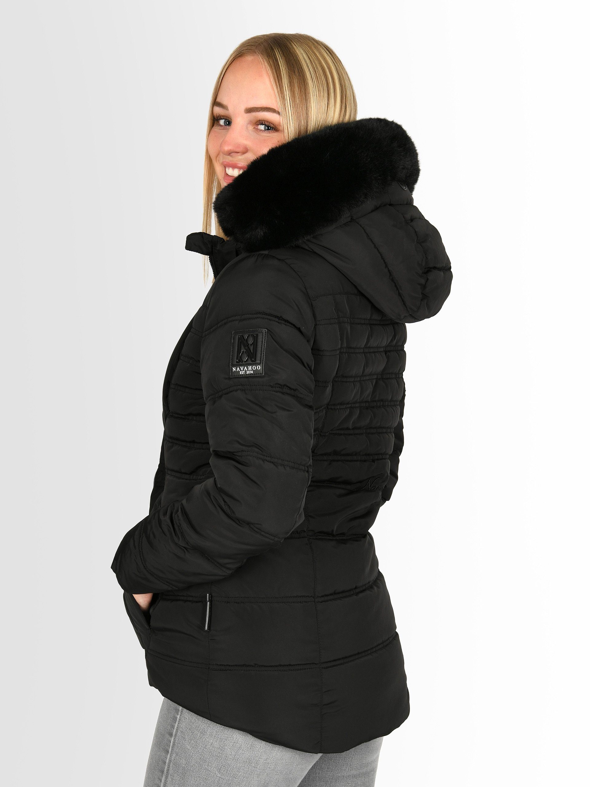 Navahoo Winterjacke Lissandra mit hochwertigem Steppdesign
