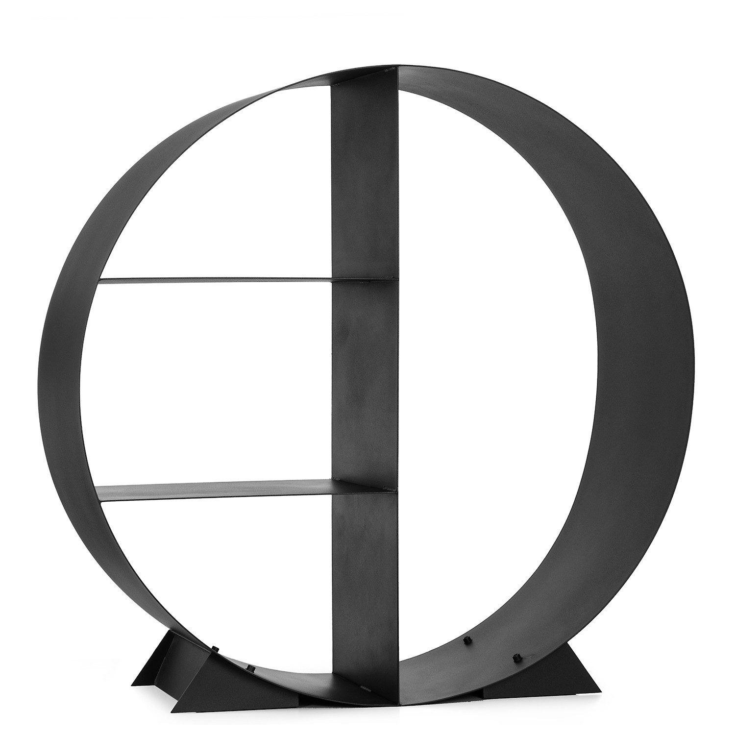 Moritz Kaminholzregal Rund 4 Fächer, Holzlager günstig online kaufen