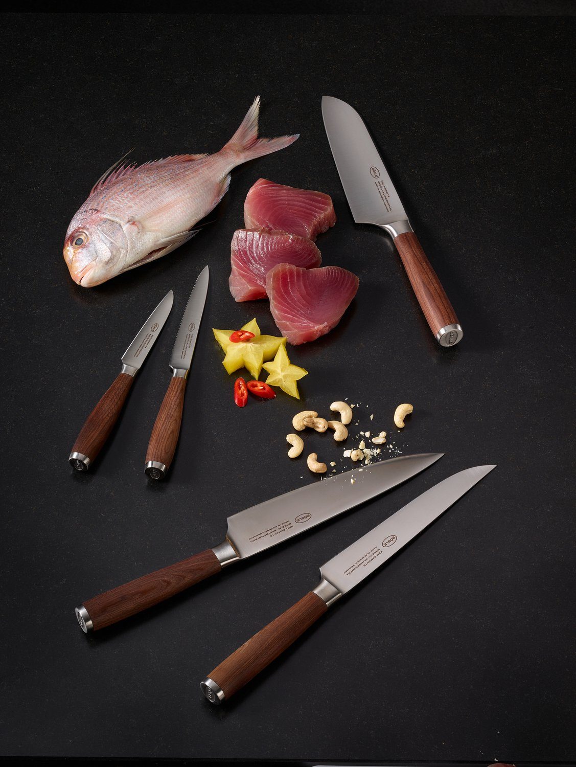 RÖSLE Allzweckmesser Masterclass, mit Wellenschliff, Made in Solingen, Klingenspezialstahl