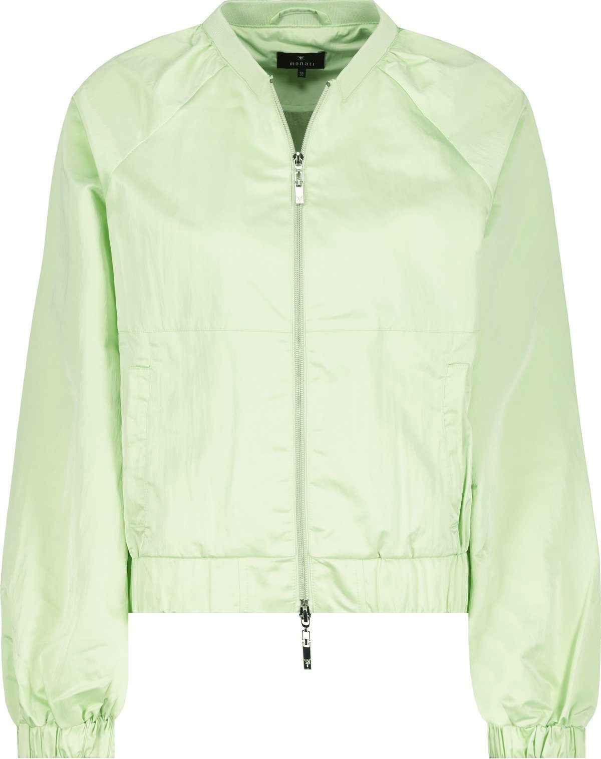 Monari green Jacke Stoff pastell Nylon aus Windbreaker