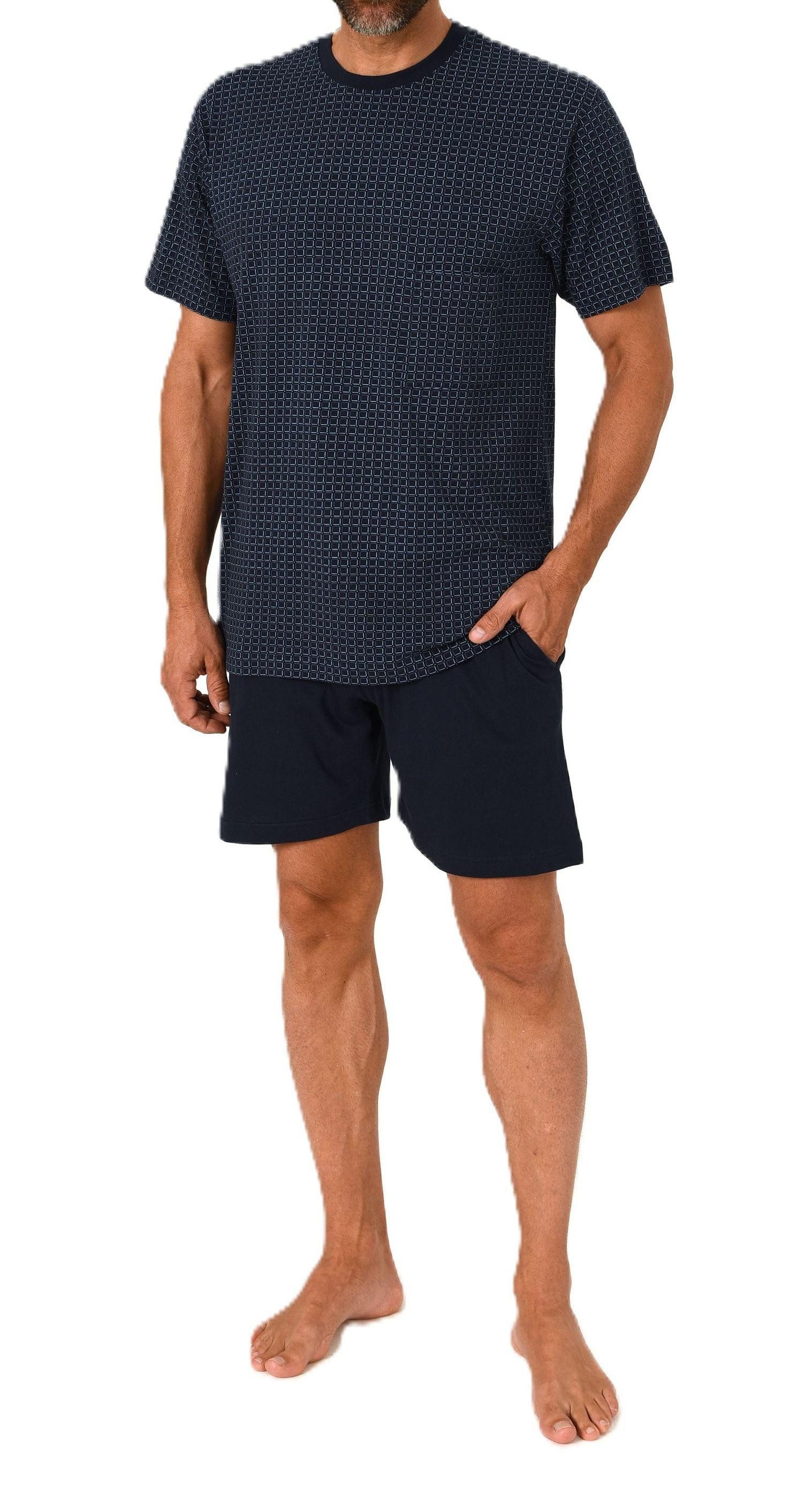 Pyjama Normann Herren Schlafanzug Shorty kurzarm Pyjama – auch in Übergröße