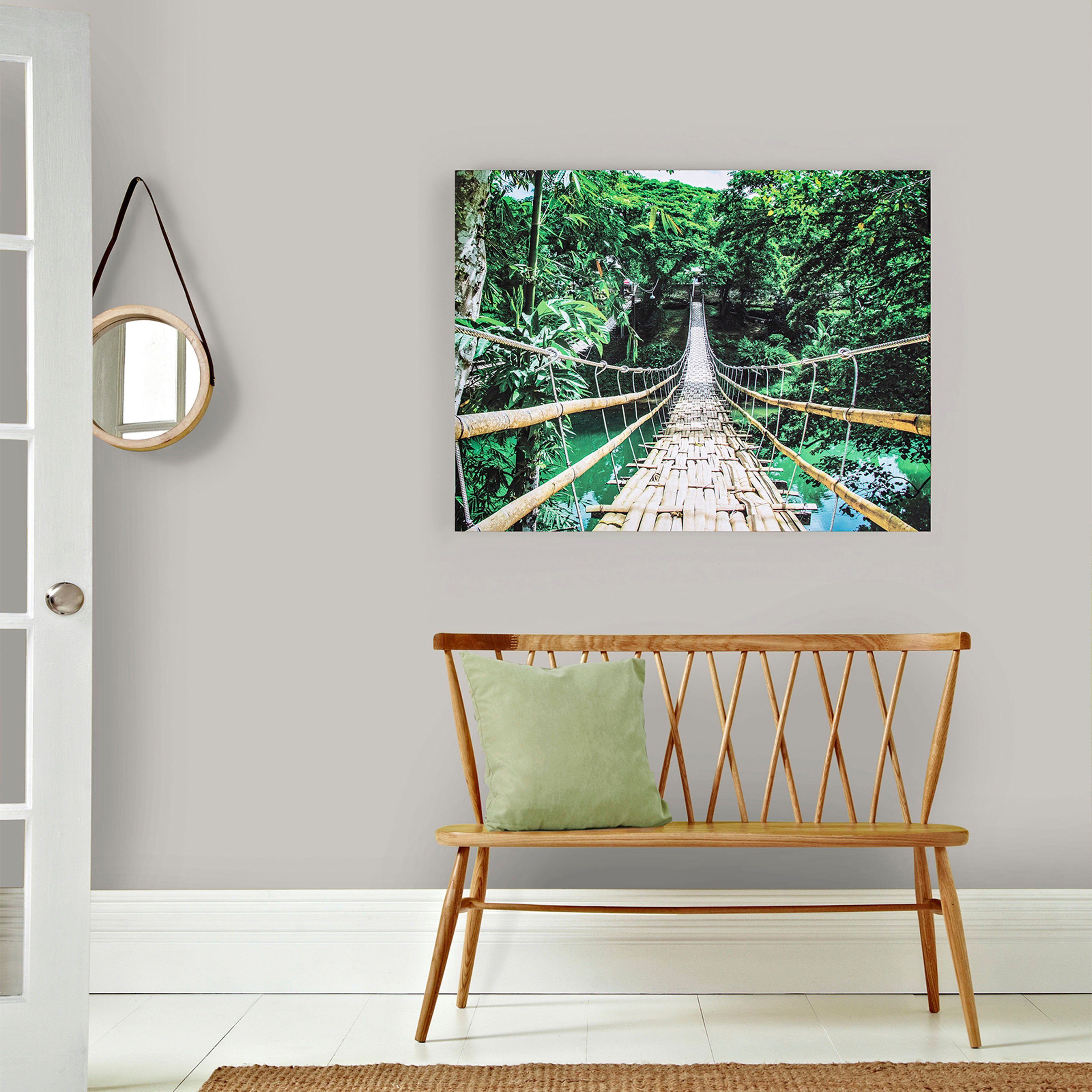 Art for the home Leinwandbild Classique Jungle, Pflanzen, 100x75cm