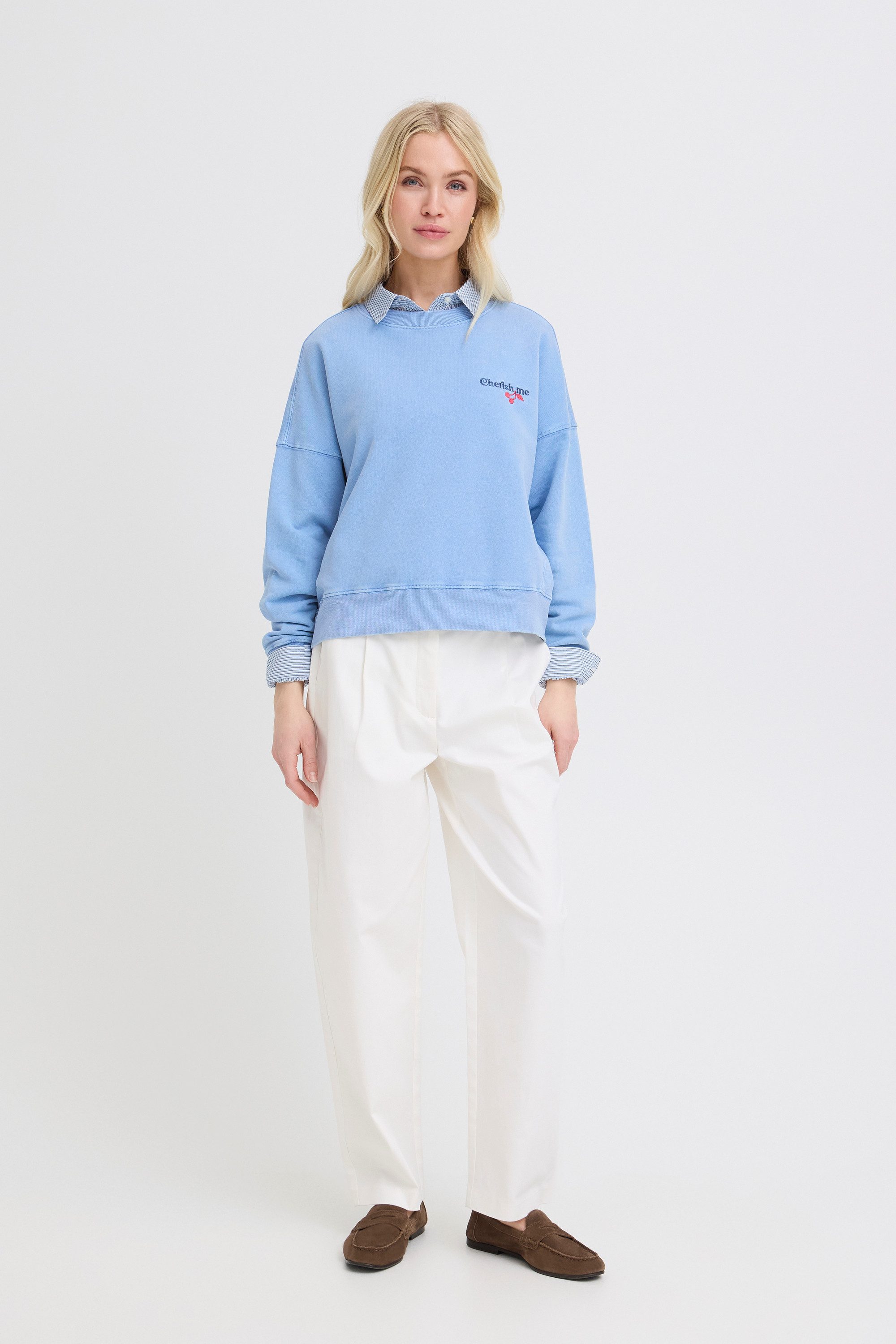 b.young Fleecepullover Sweatshirt BYRASMA