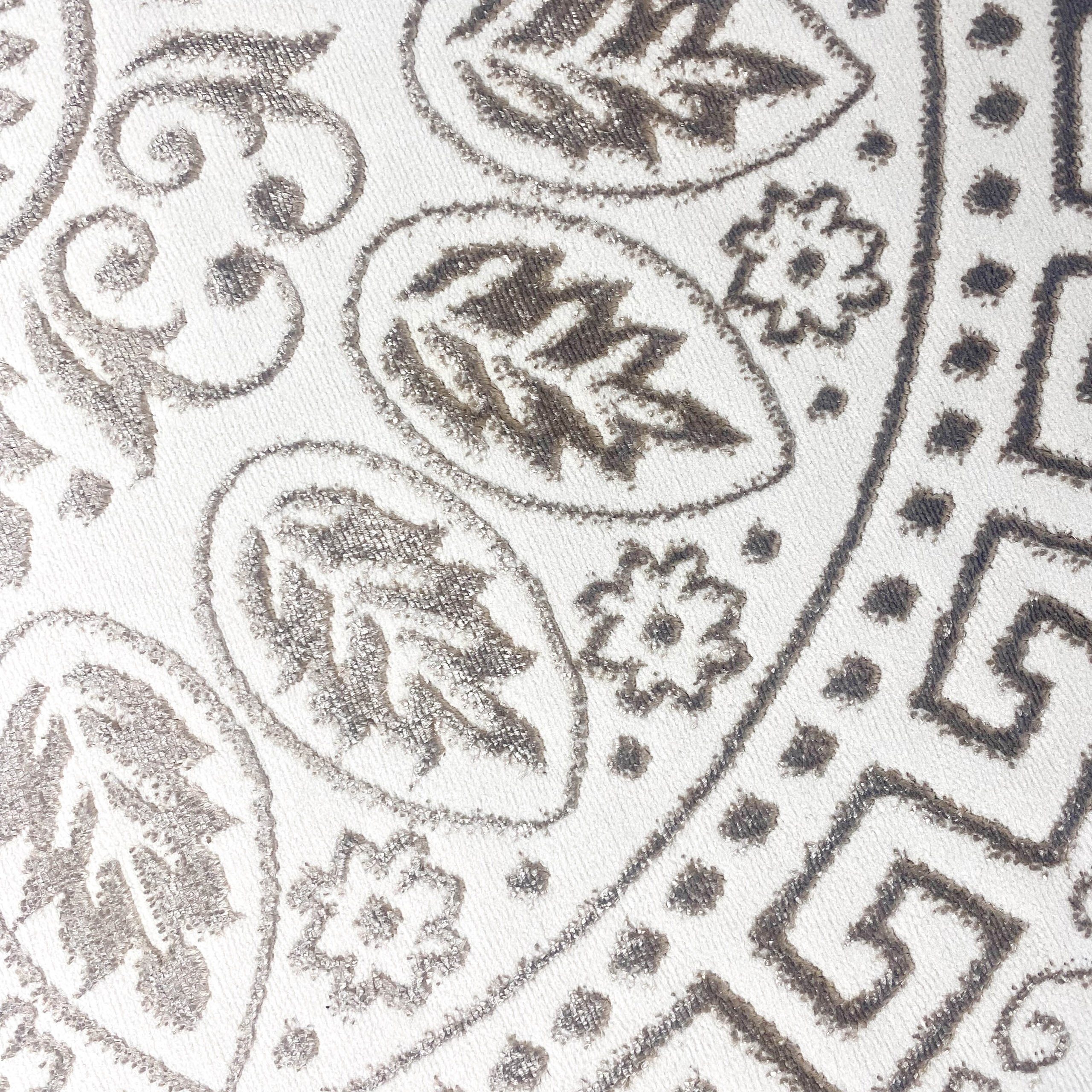 Carpetia Teppich Teppich mit orientalischem Flair, luxuriös, weiß beige, rechteckig, Höhe: 5 mm