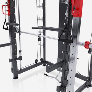 GORILLA SPORTS Kraftstation Power Rack - Multipresse, Smith Maschine, Kraftstation, Power Cage