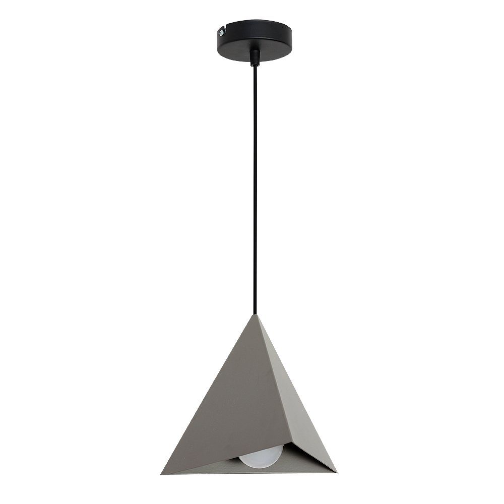 Licht-Erlebnisse Pendelleuchte SET, ohne Leuchtmittel, Moderne Hängeleuchte grau