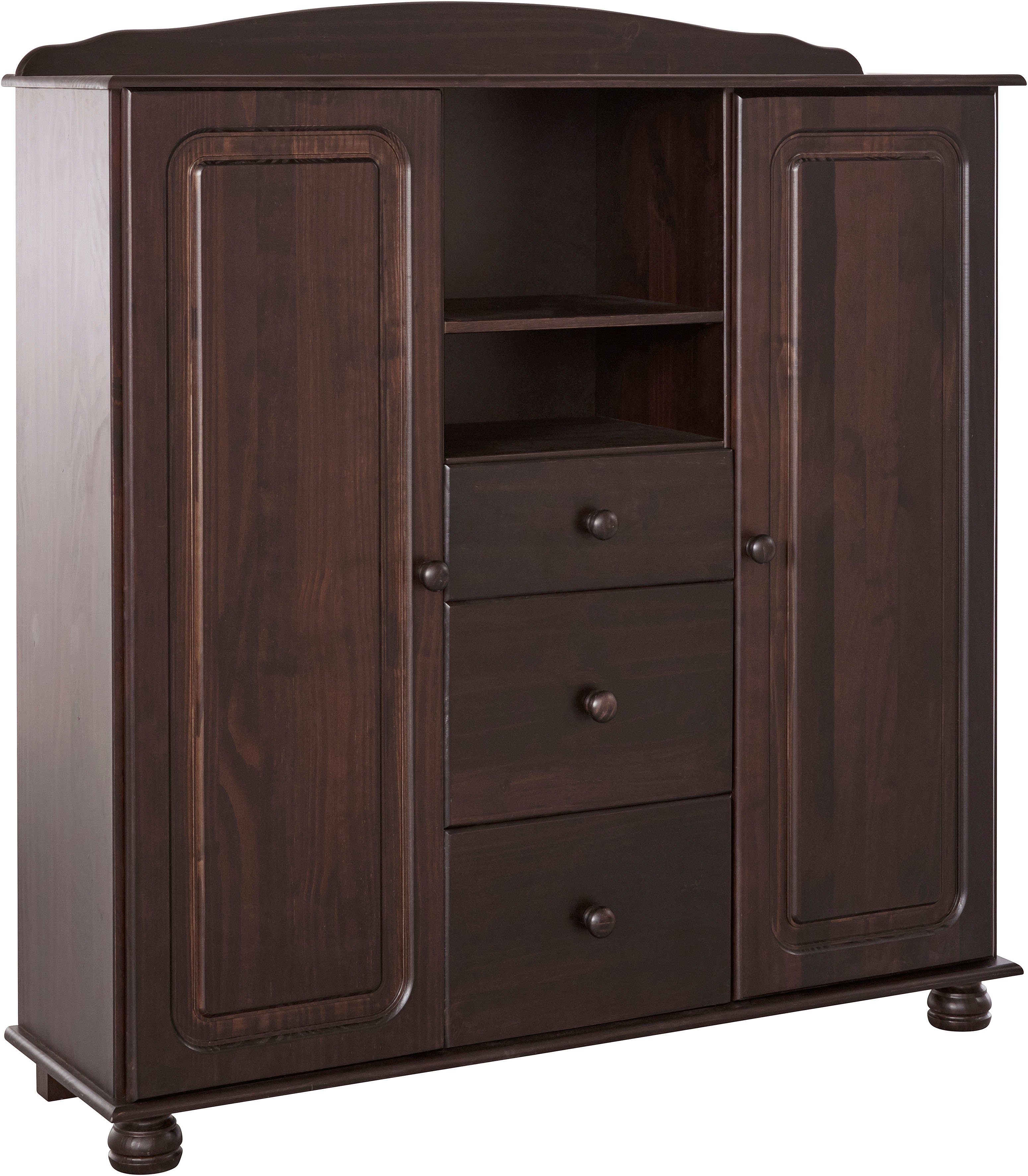 OTTO home Highboard Mette, Stauraumschrank mit 3 Schubladen und verstellbaren Einlegeböden