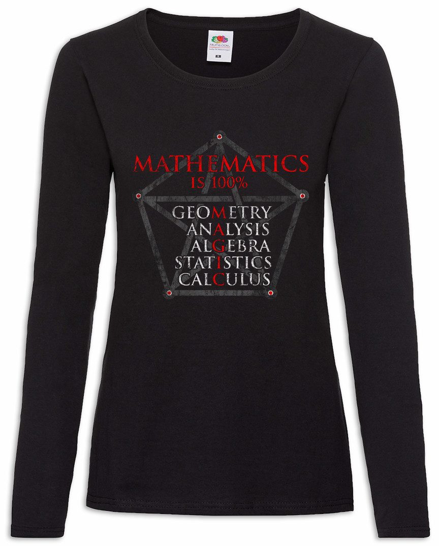 Langarmshirt Mathematic Magic Damen Langarmshirt Lehrer Teacher Professor Nerd Geek