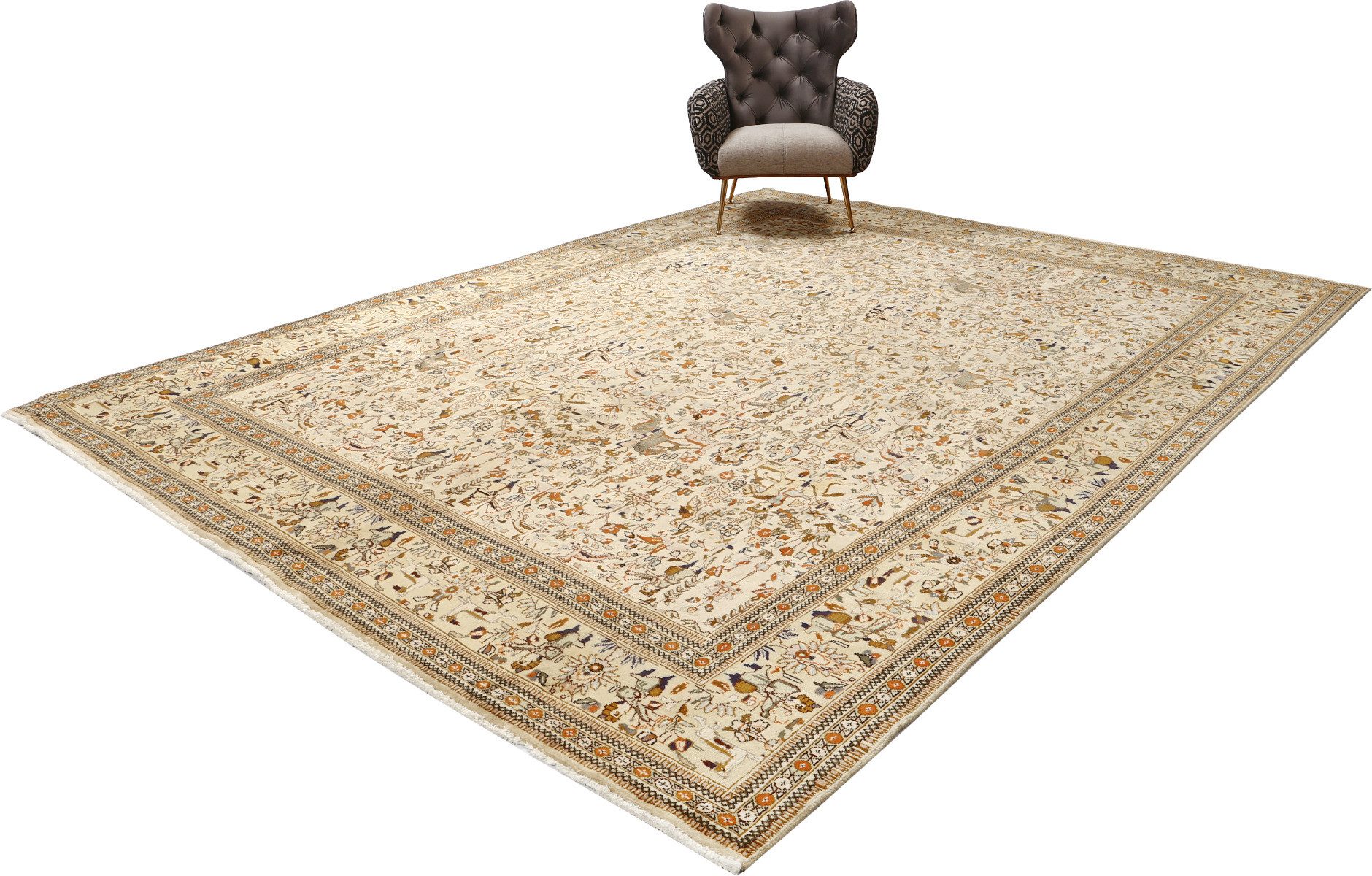 Carpet Avenue Teppich Tabriz Tabatabai Patina 365x282, Rechteck, Höhe: 7 mm