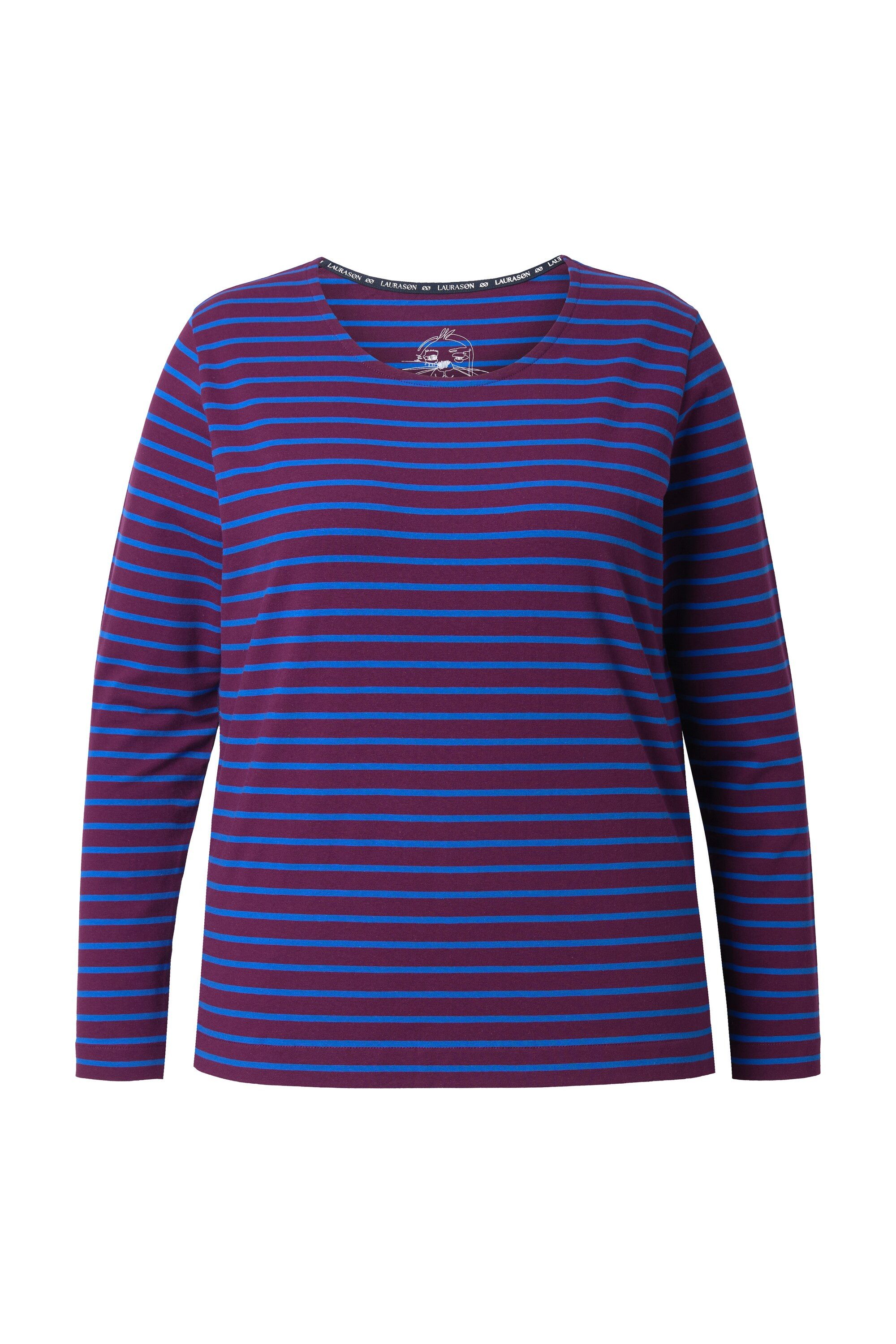 Laurasøn Longsleeve Ringelshirt Langarm Rundhalsausschnitt günstig online kaufen