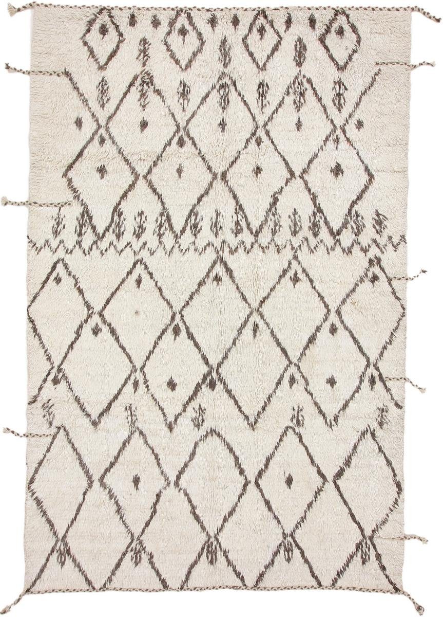 Orientteppich Berber Maroccan Trading, Moderner Nain Höhe: Design 20 186x282 Orientteppich, Handgeknüpfter rechteckig, mm