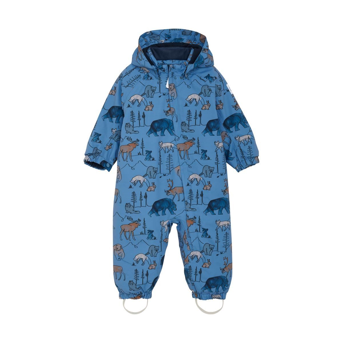 COLOR KIDS Schneeoverall Baby Coverall AOP 742139 Strapazierfähiger Schneeanzug für Kinder, perfekt für Skiausflüge