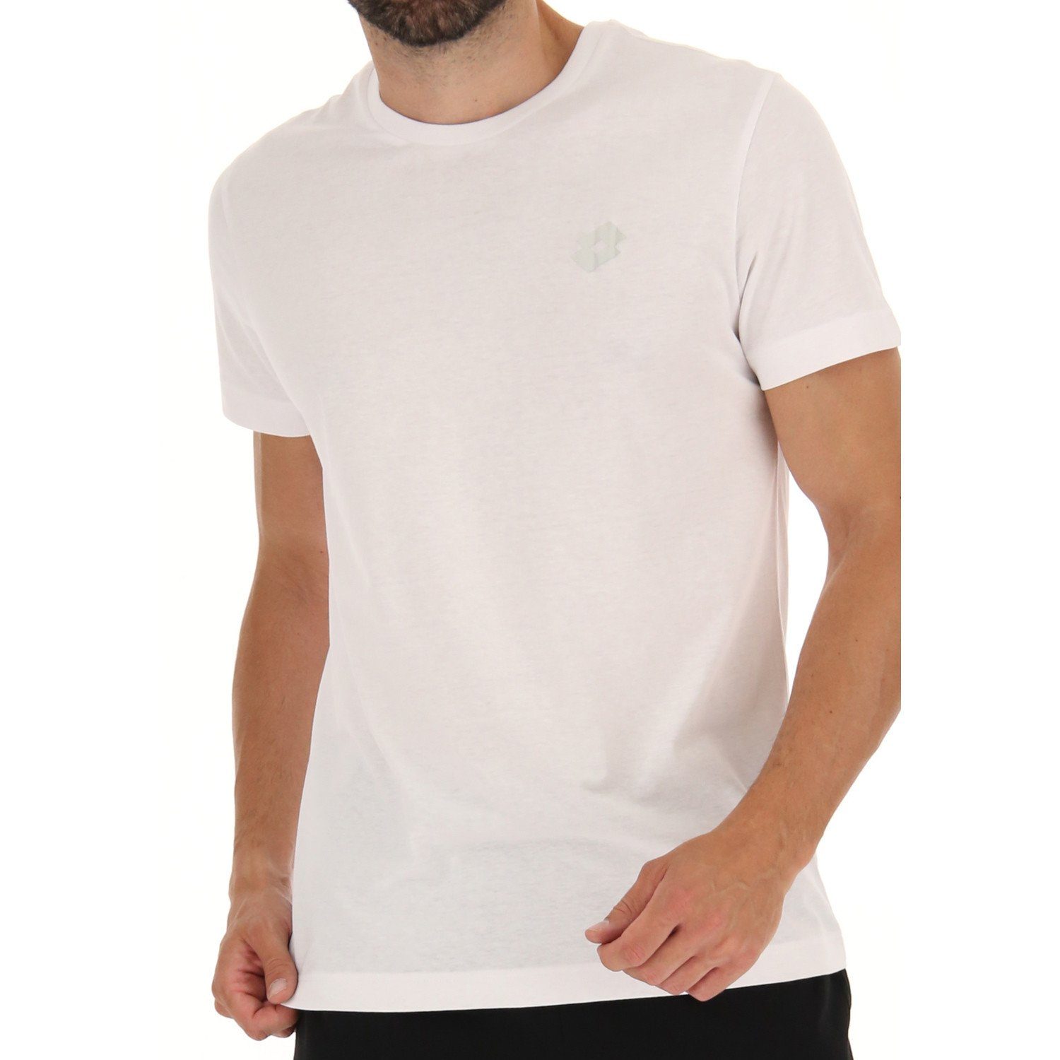 lotto T-Shirt Herren Rundhals T-Shirt kurzarm - 217566 MSC Tee Weiß