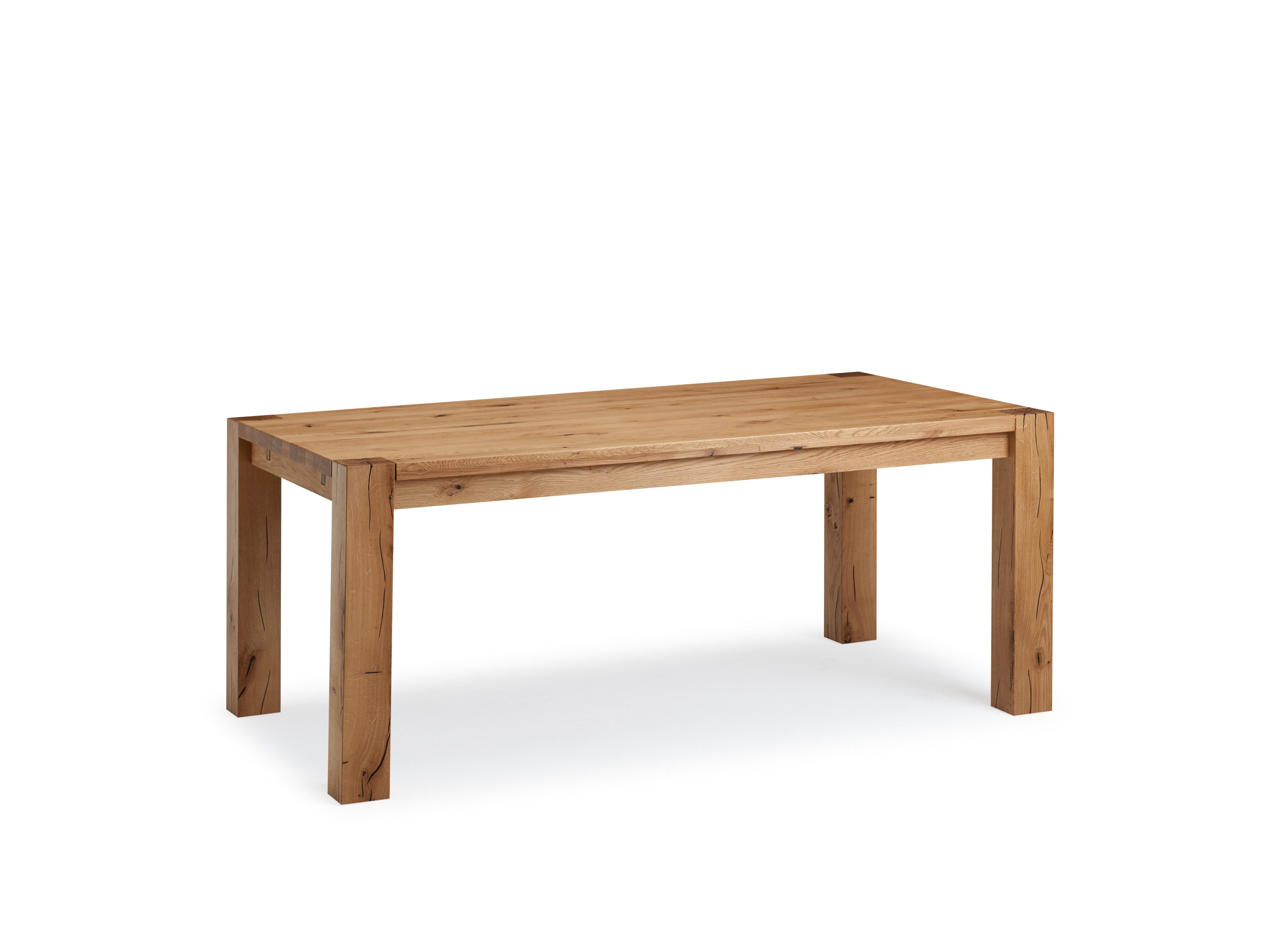 Woodroom Esstisch Mannar, Wildeiche massiv geölt günstig online kaufen