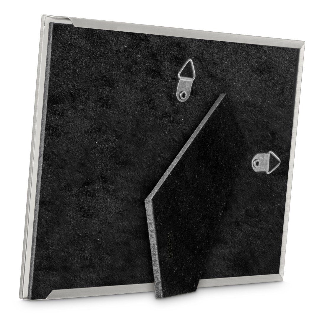 Hama Bilderrahmen Bilderrahmen 13 x 18 cm für 1 Bild, zum Aufhängen und Stellen, silber, für 1 Bilder (1 St), Portraitrahmen, Aluminium, Hochformat, Querformat, – Bild 4 von 4