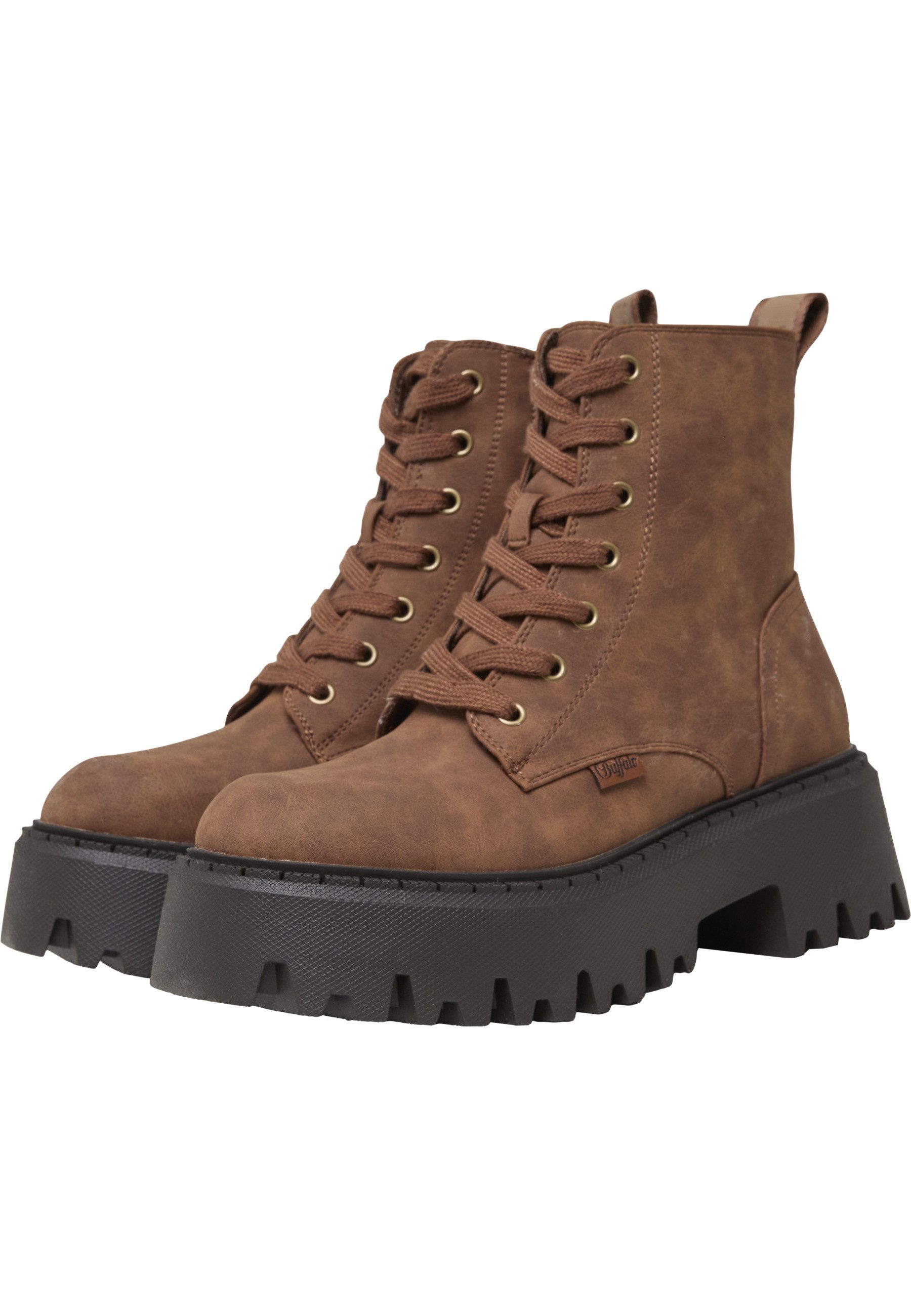 Buffalo Buffalo ASPEN LACE UP WARM - VEGAN NUBUCK Stiefel