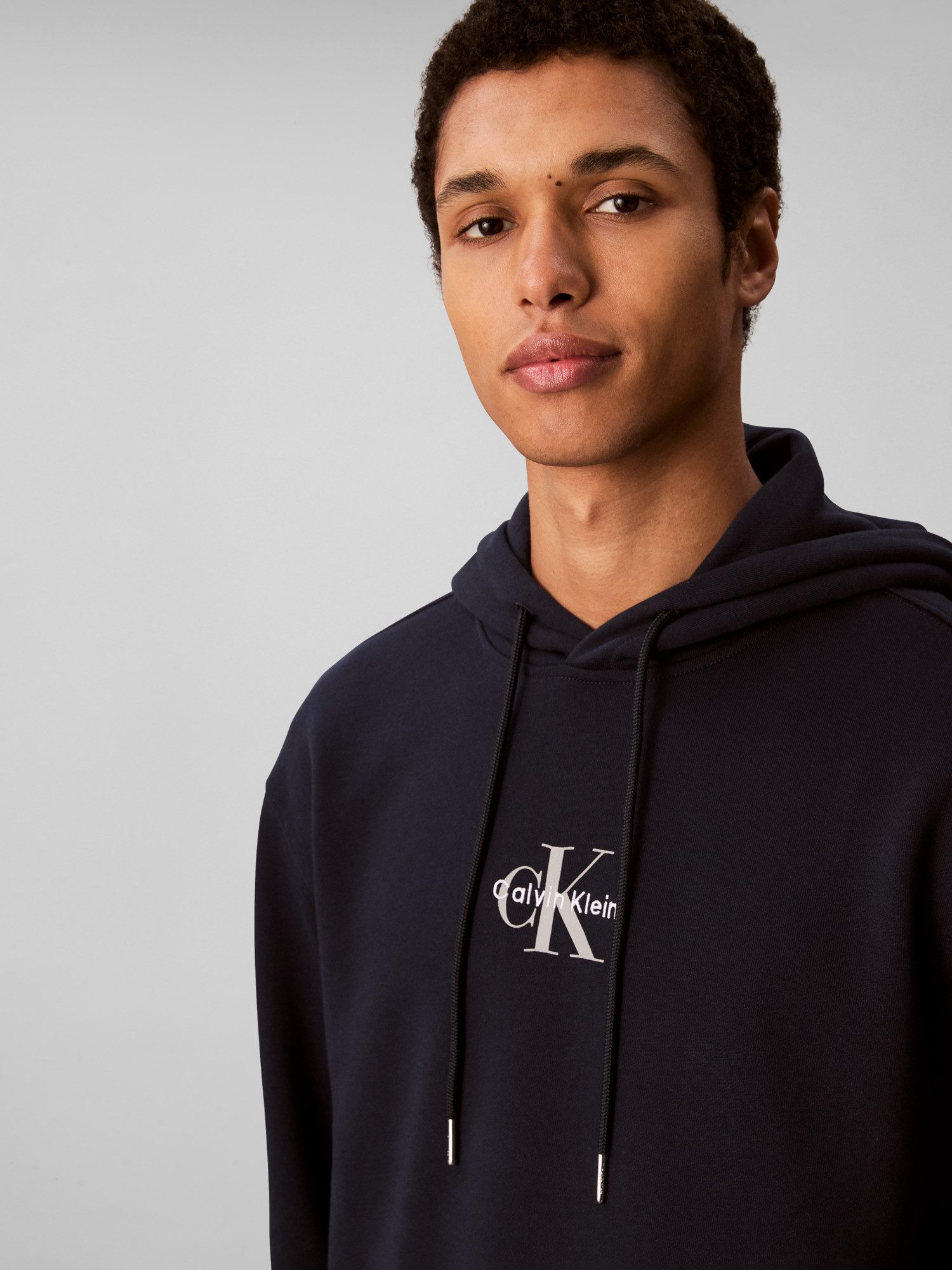 Calvin Klein Jeans Sweatshirt LS EU 350TERRY MICRO MONOLOGO HO Kapuze, regu günstig online kaufen