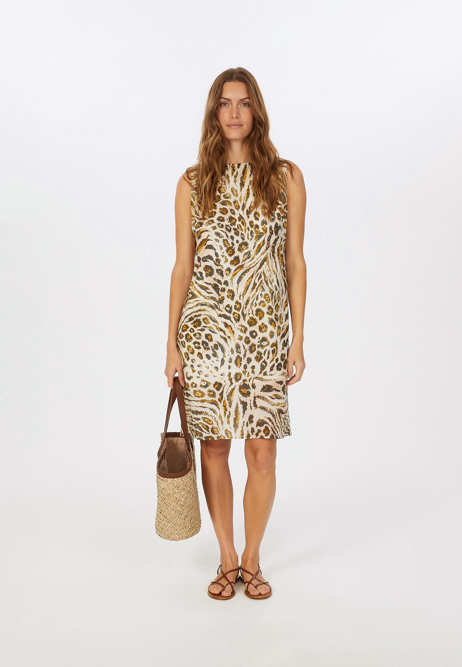 MARC AUREL Druckkleid im abstrakten Animal-Print günstig online kaufen