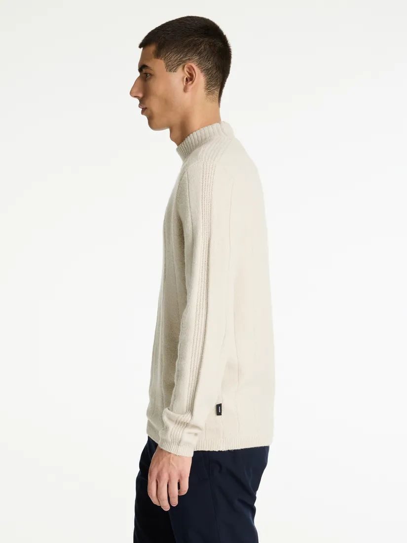 CHASIN' Strickpullover TRACK MOCK - Strickpullover mit Stehkragen - Pullover