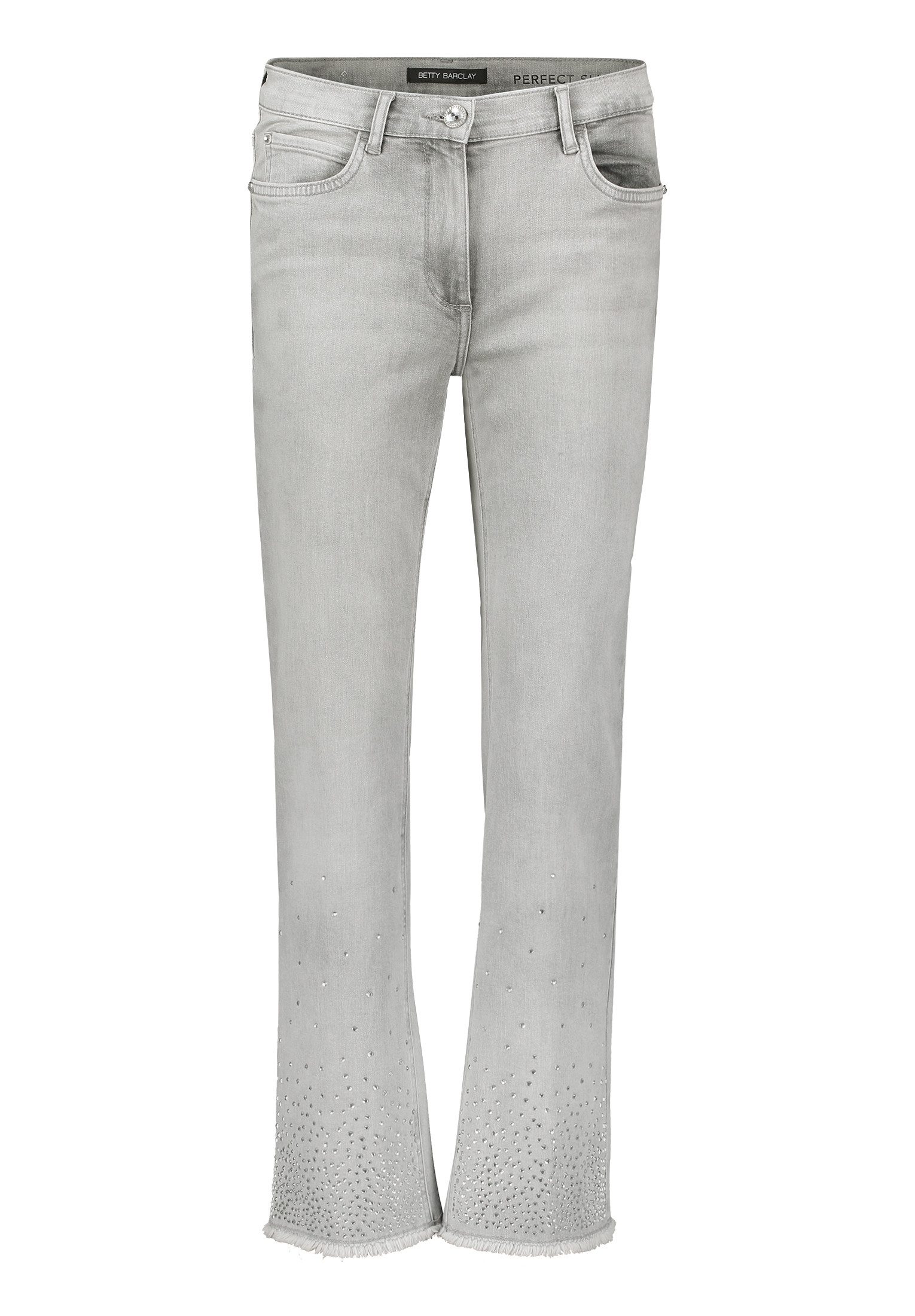 Slim-fit-Jeans Damen mit Waschung