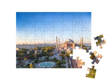 puzzleYOU Puzzle Hagia Sophia mit Blick auf den Bosporus, 48 Puzzleteile, puzzleYOU-Kollektionen Hagia Sophia