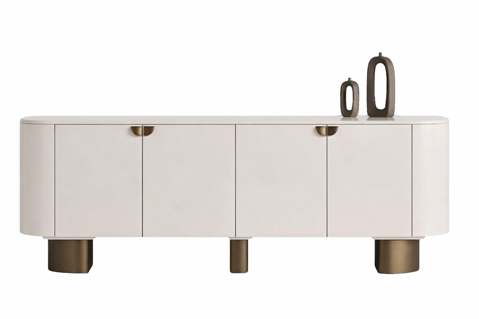 Xlmoebel Konsolentisch Elegantes Set aus Konsole und Spiegel mit modernen Metallakzenten (Konsole mit Spiegel, Konsole mit Spiegel), Made in Europa