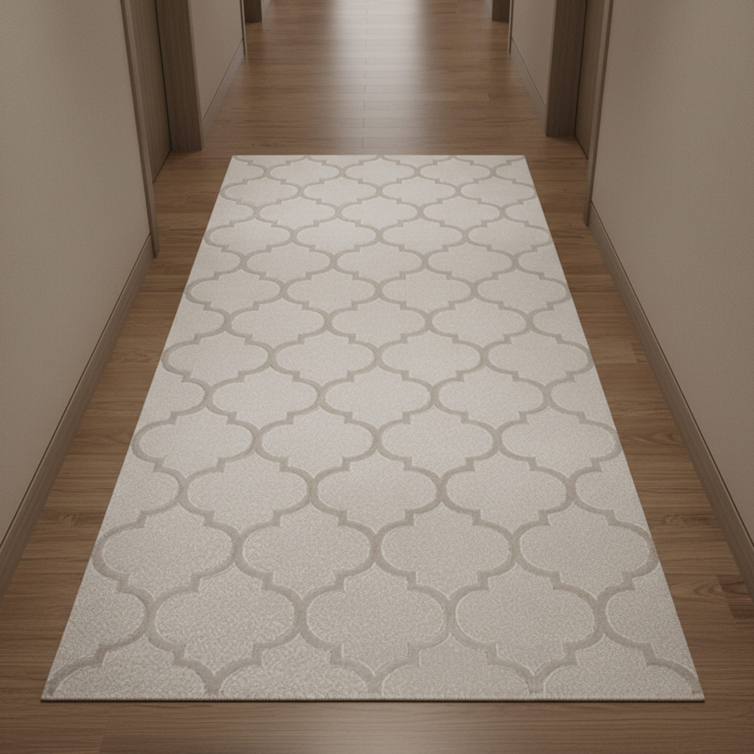 TeppichHome24 Teppich Wohnzimmerteppich Marokkanisches Muster in Beige, rechteckig