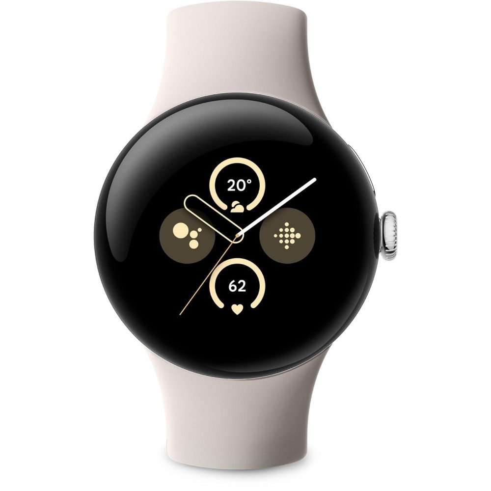 Google Google Pixel Watch 2 WiFi Smartwatch - modern und vielseitig. Smartwatch (iOS - Apple), Porcelain, Porcelain