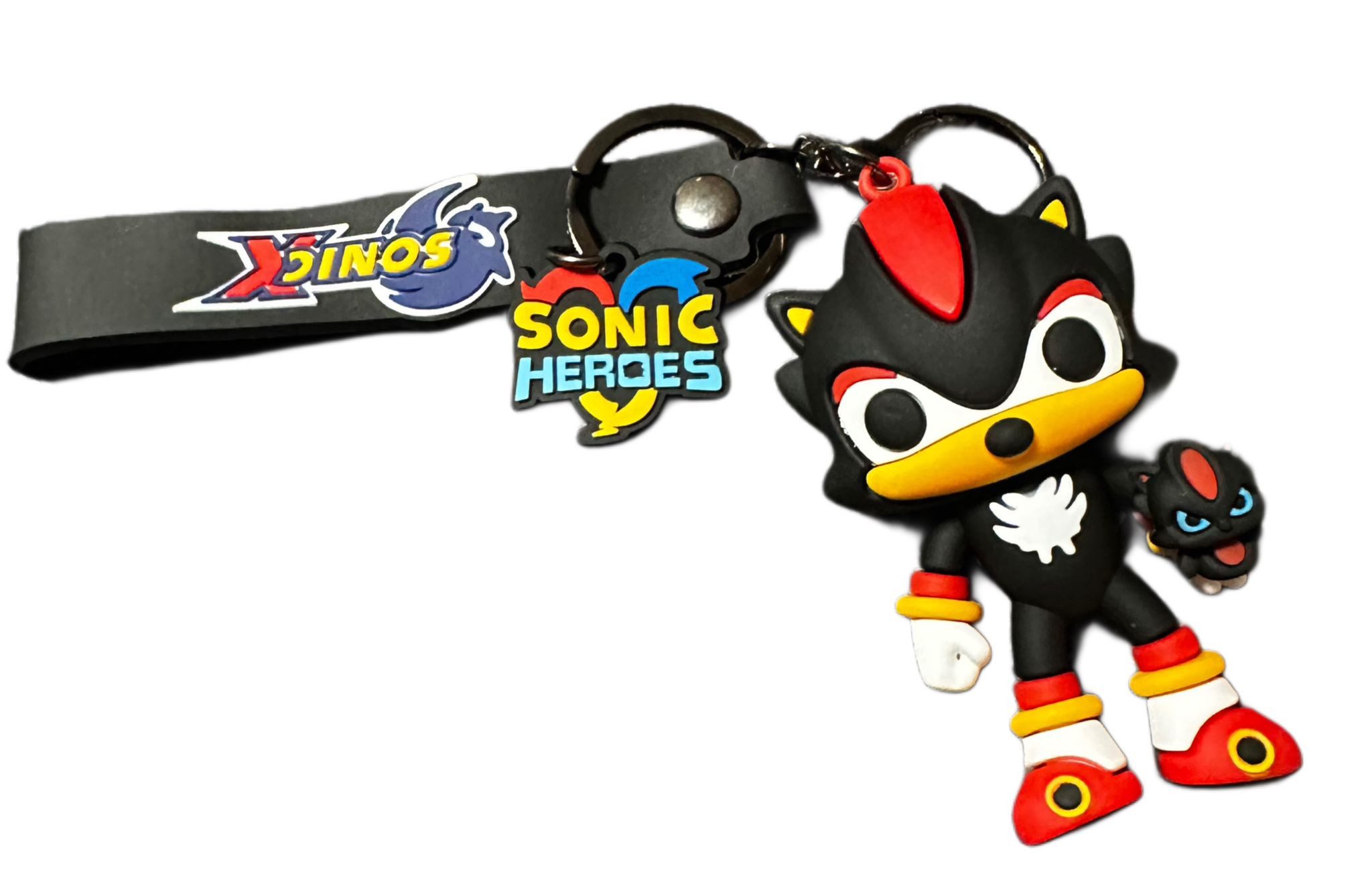 soma Schlüsselanhänger Schlüsselanhänger Sonic the Hedgehog 7cm Geschenk Cartoon schwarz (1-tlg), Schlüsselanhänger Haustierschlüsselanhänger Geschenk Hund Frau Herren