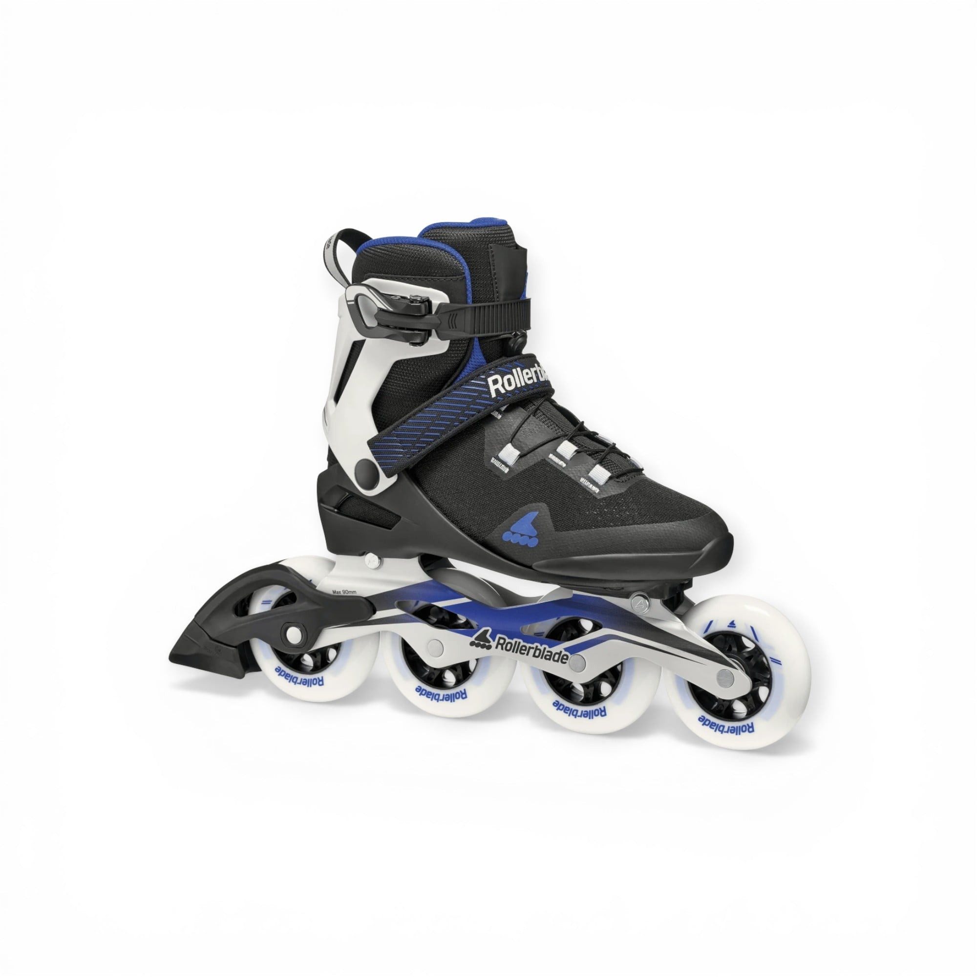 ROLLERBLADE Inlineskates Macroblade 90 (Rollen: 90mm/84A, Kugellager: SG9) schwarz/royalblau