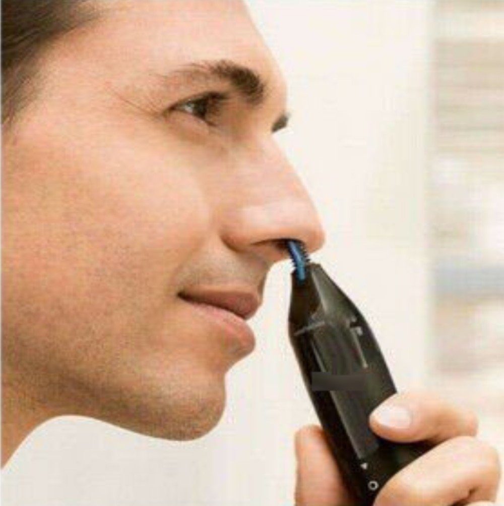 KESSMANN Nasen- Rasiermaschine Augenbrauen, Aufsätze Auswechselbare Haartrimmerset, Haarschneider mit Nassenhaarschneider \