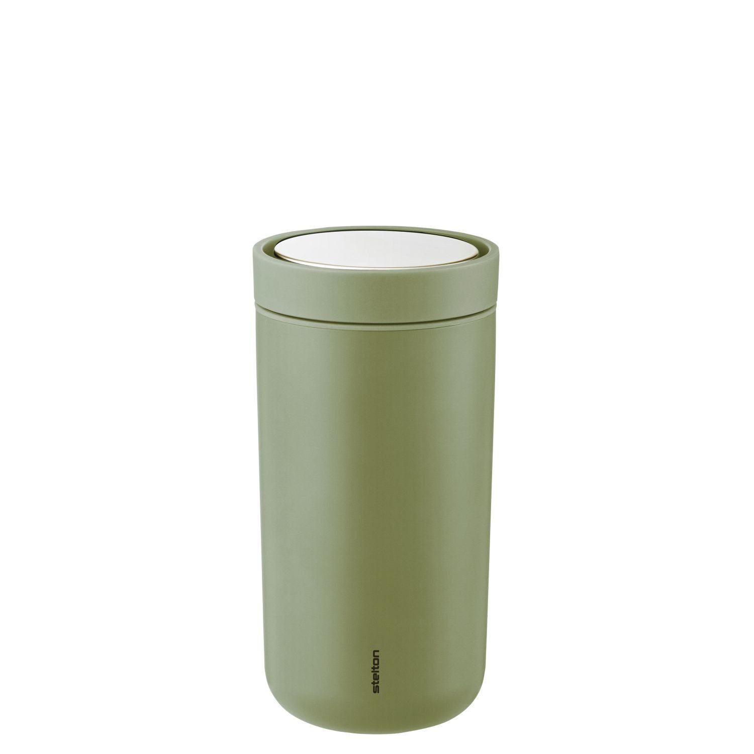 Stelton Thermobecher To Go Click Soft Fern Green 200 ml, Edelstahl, Kunststoff